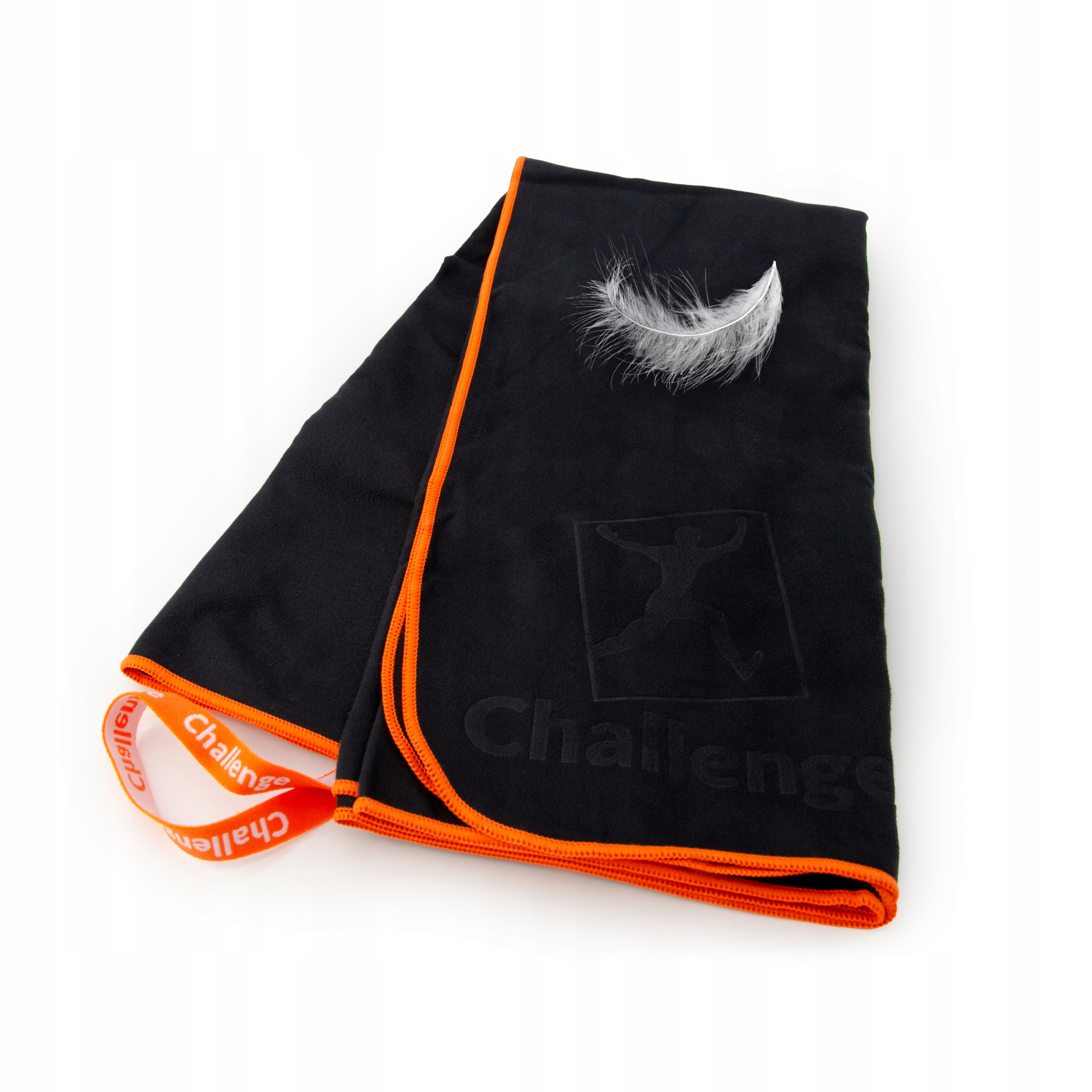 RĘCZNIK Z MIKROFIBRY 80x150 cm czarny NEW Model Challenge