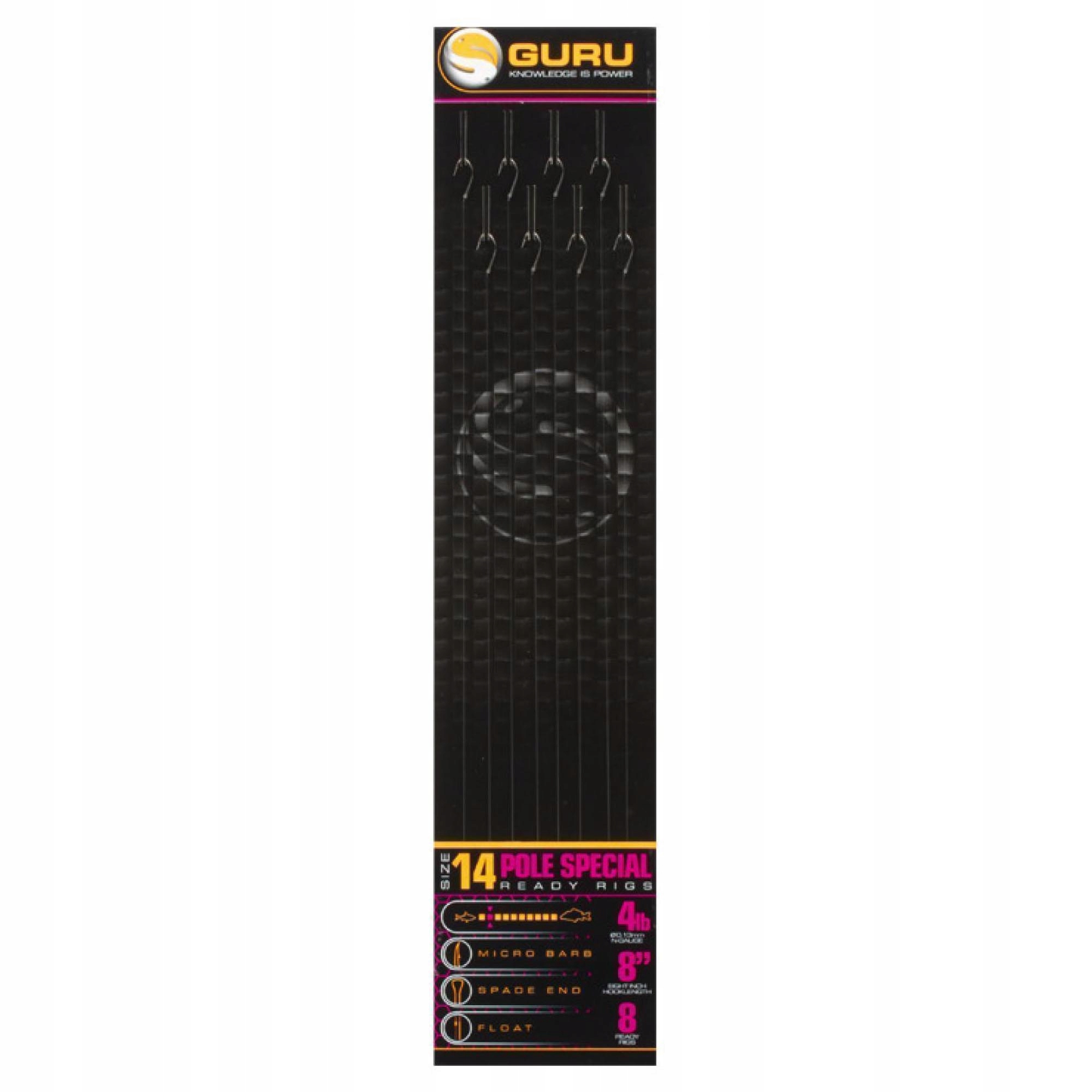 Przypony Guru Pole Special Rigs 20cm 0.09mm 20