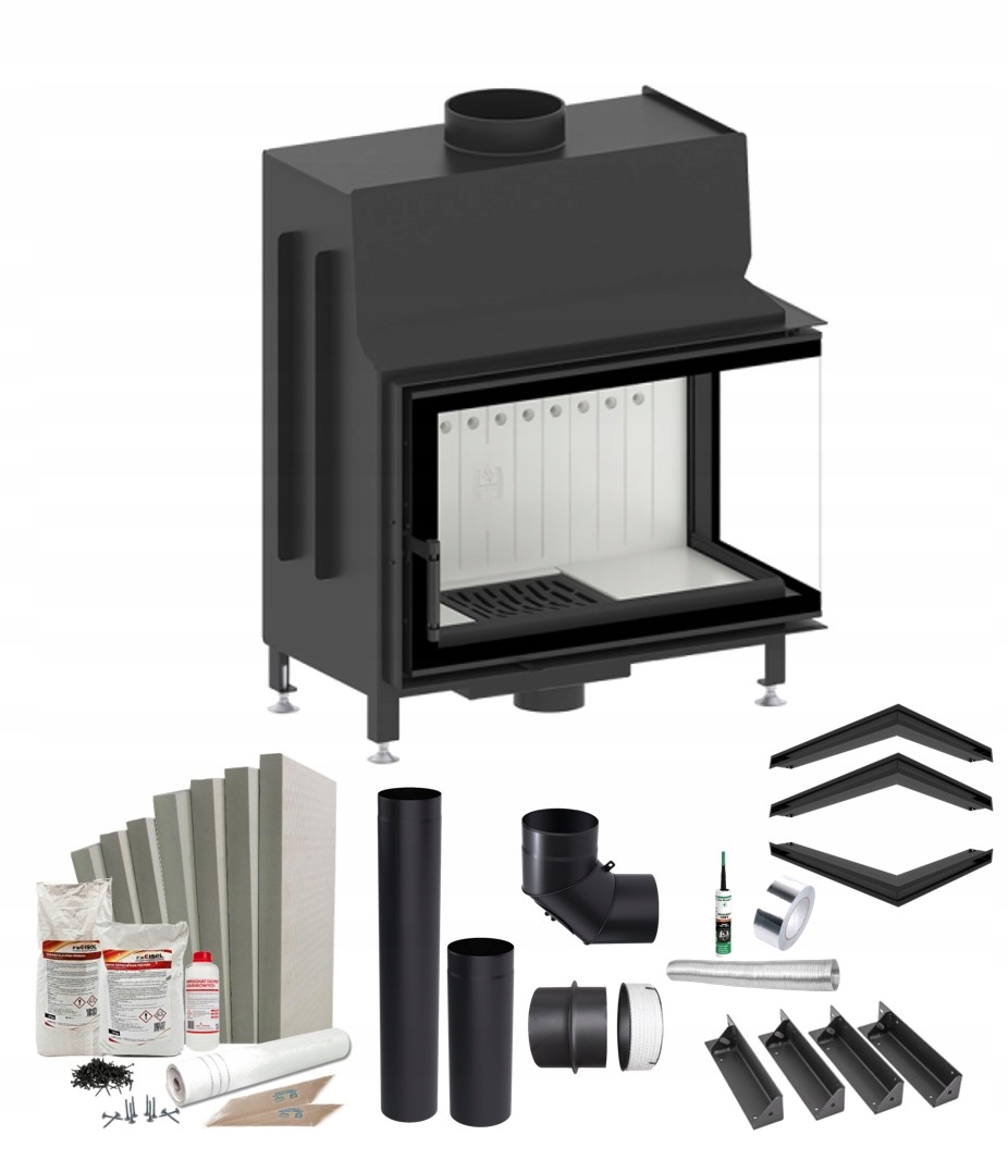 Krbová vložka Kominek Stma 68x43.R pravá, celá sada pro zabudování