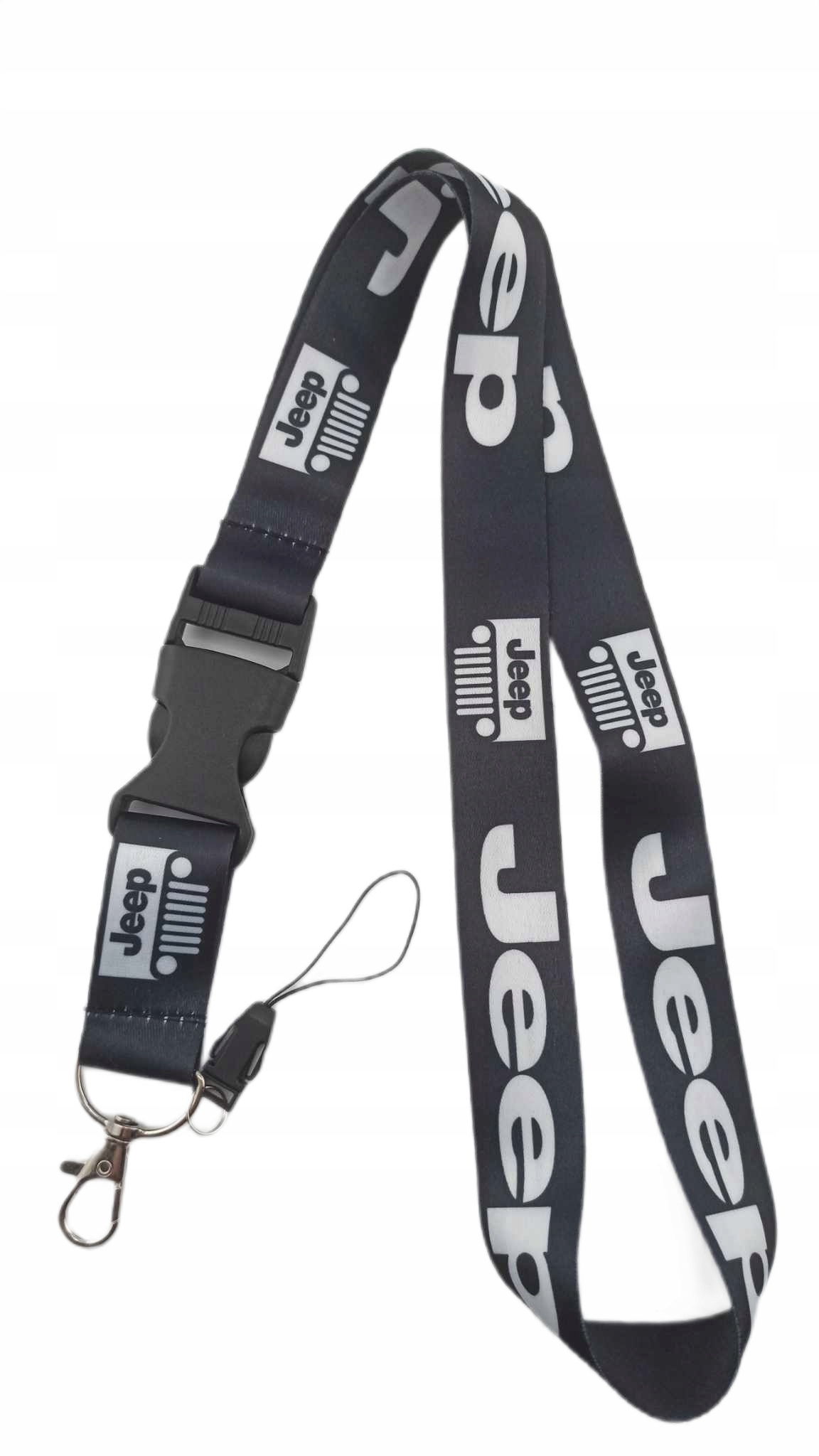 Jeep Smycz Smyczka Do Kluczy Czarna
