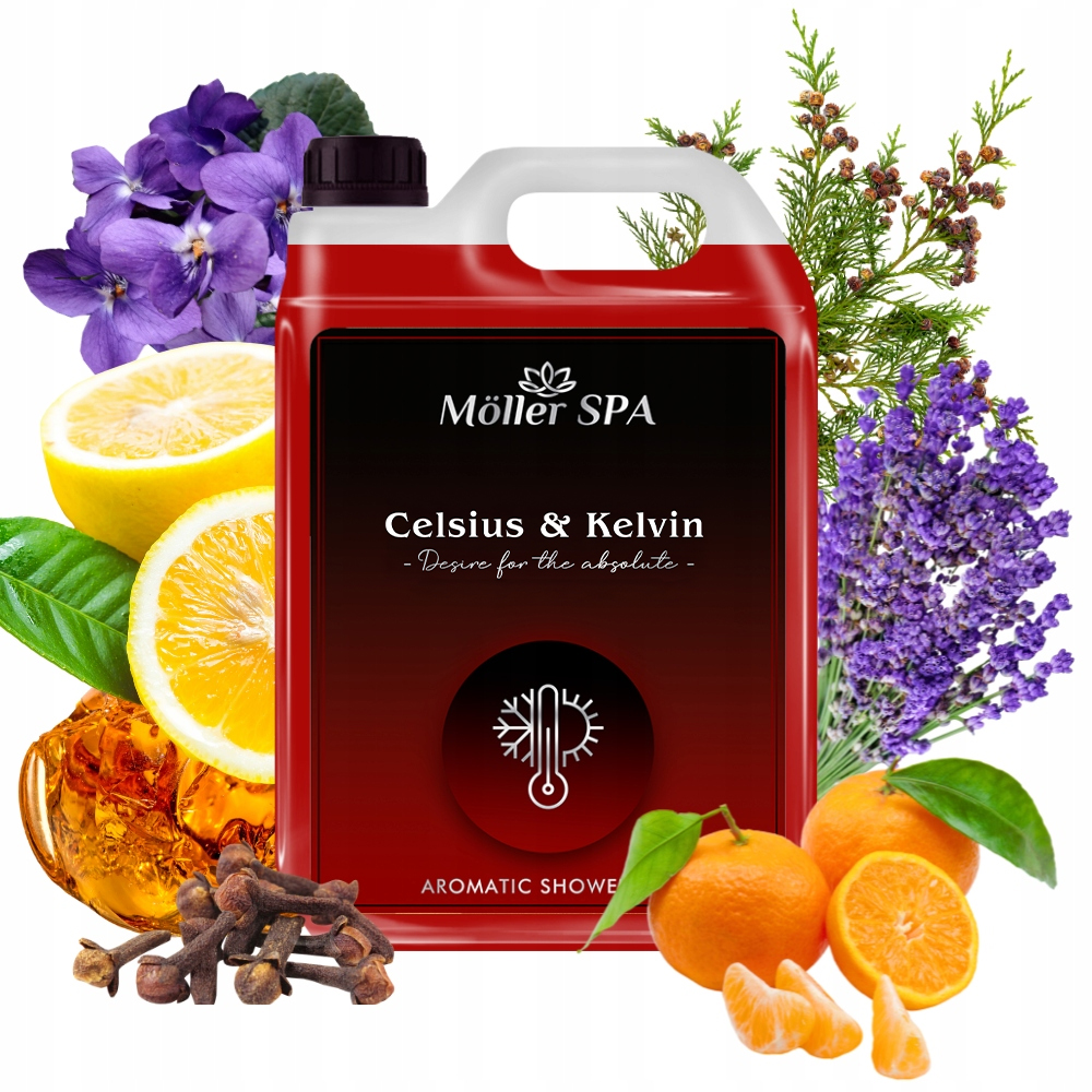 Möller Celsius & Kelvin Sprchový Gel Pánská Vůně Parfému 5 L