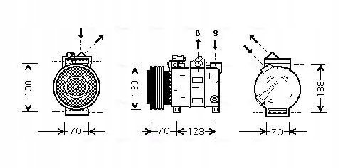 AVA Quality cooling ALAK016 Компрессор кондиционера,
