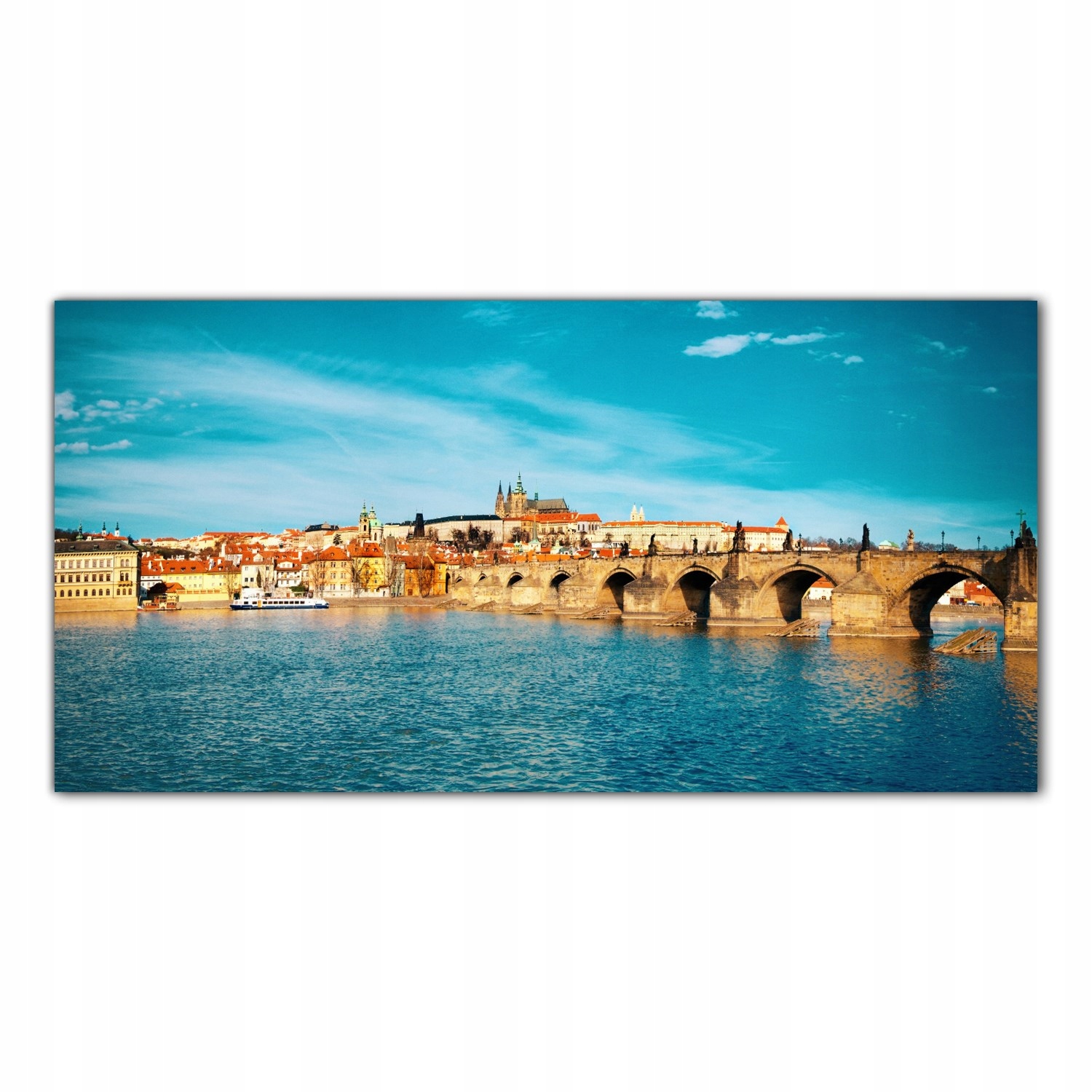 Most Řeka Praha 140x70 Ochranný kuchyňský panel