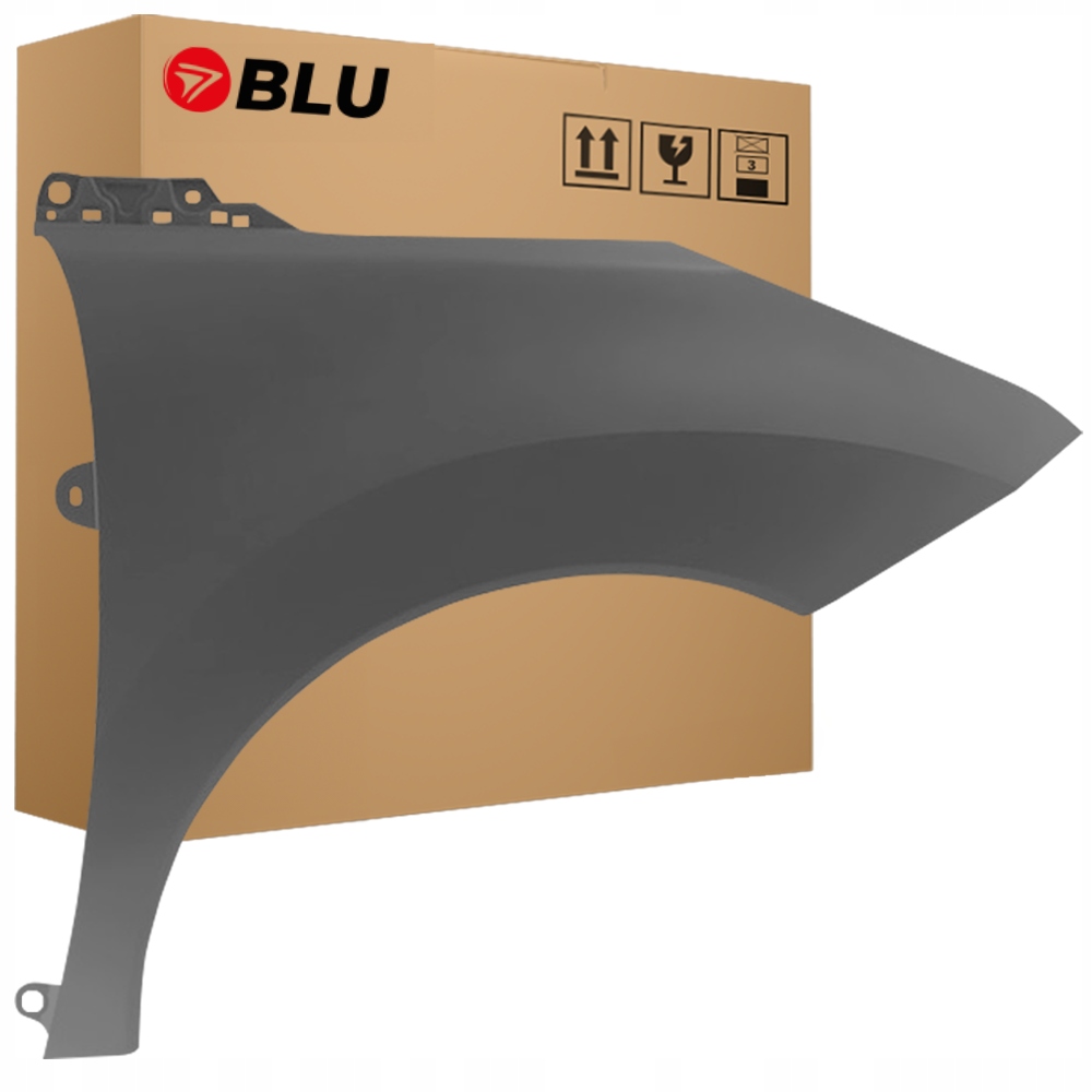 Blu Blatník Peugeot 3008 Ktp pravý šedý 09-16 přední GrauerHai