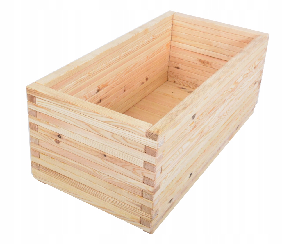 Balkónový box 40 x 100 cm drevo