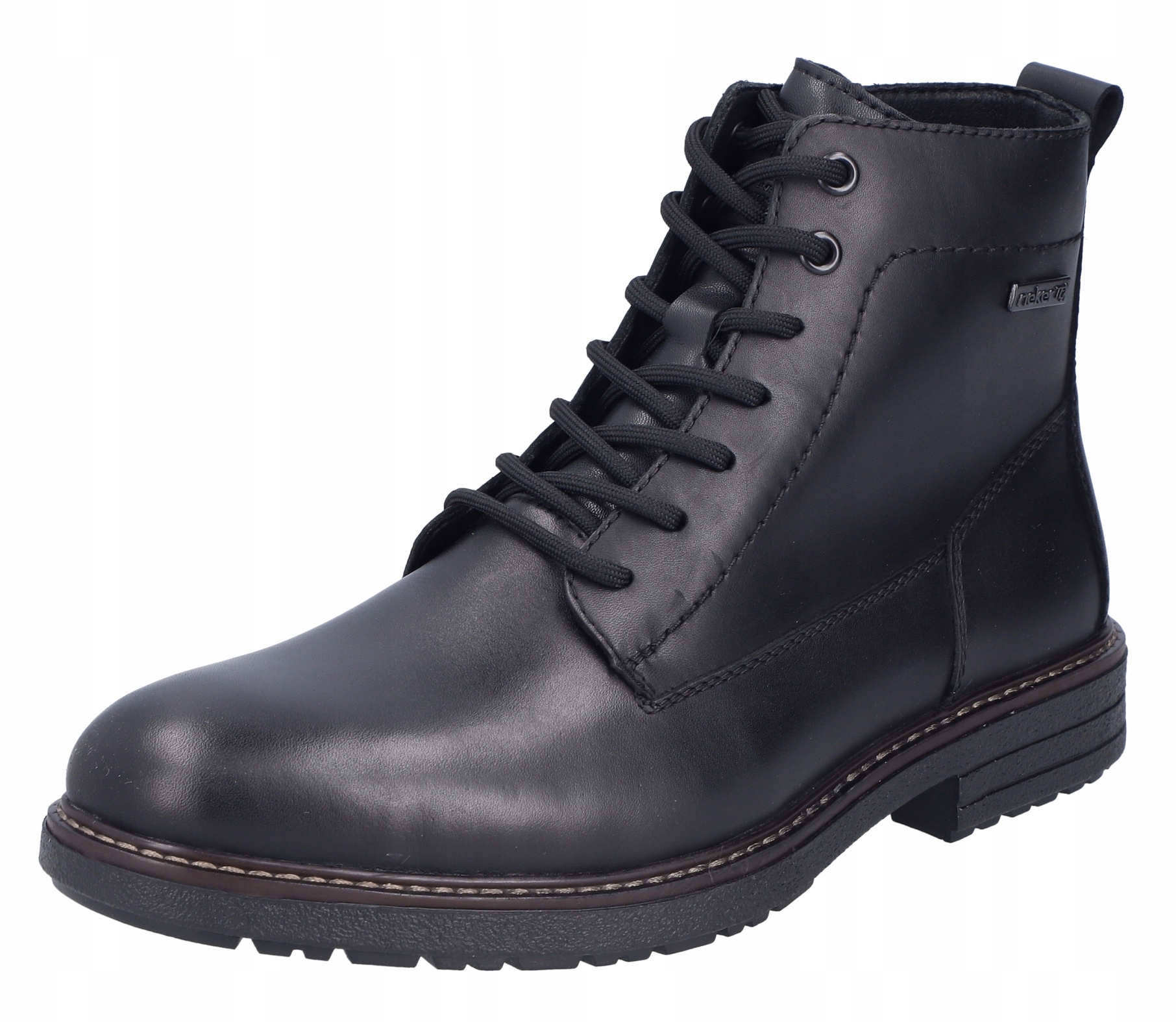 Pánské kotníkové boty kotníkové boty Rieker 33143-00 vel. 40, černé, z Tex materiálu