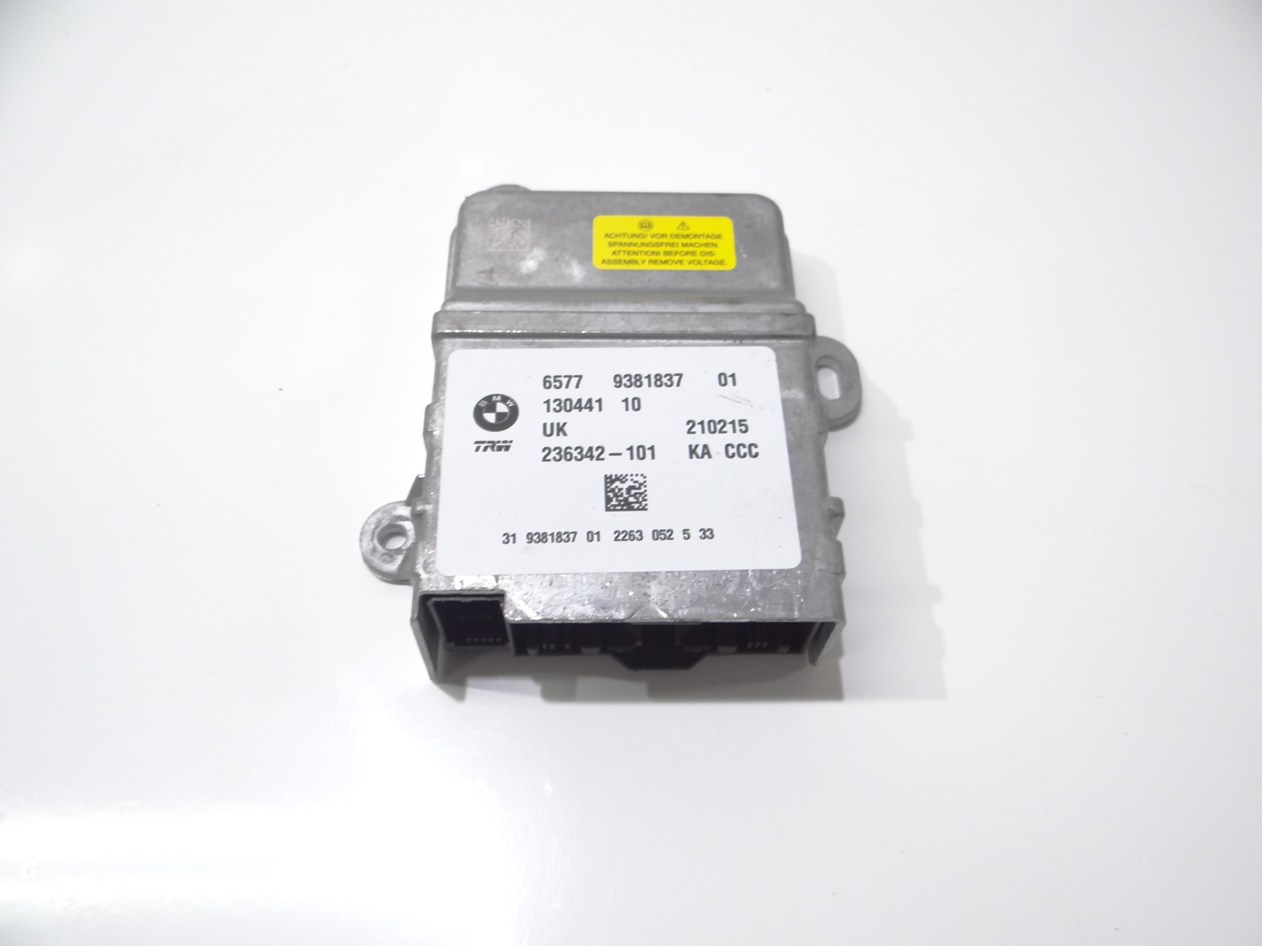 modulo SENSOR airbag airbag BMW F45 F46 9381837