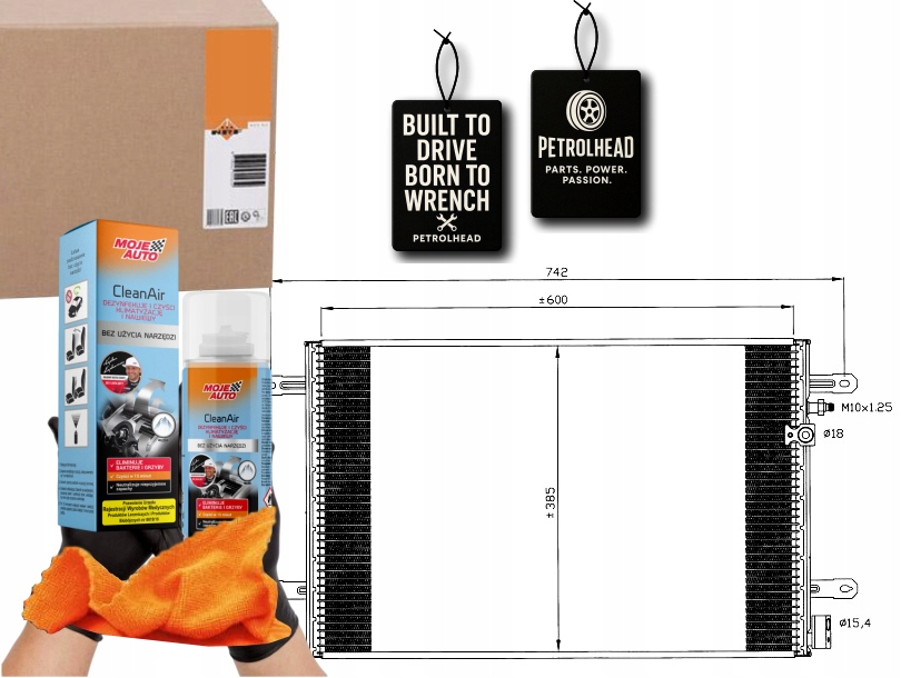 Kondenzátor Klimatizace Vw A6 04- Nrf #Petrolhead Pro+ Kit9