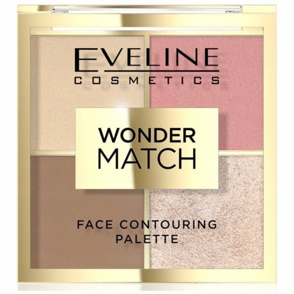 Eveline Wonder Match Контурная Палитра Пудра Бронзатор Хайлайтер Румяна