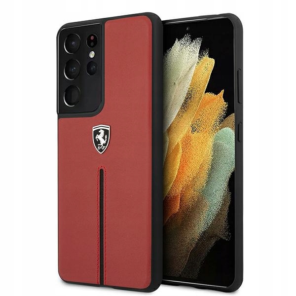 

Ferrari Off Track Leather Etui na Galaxy S21 Ultra