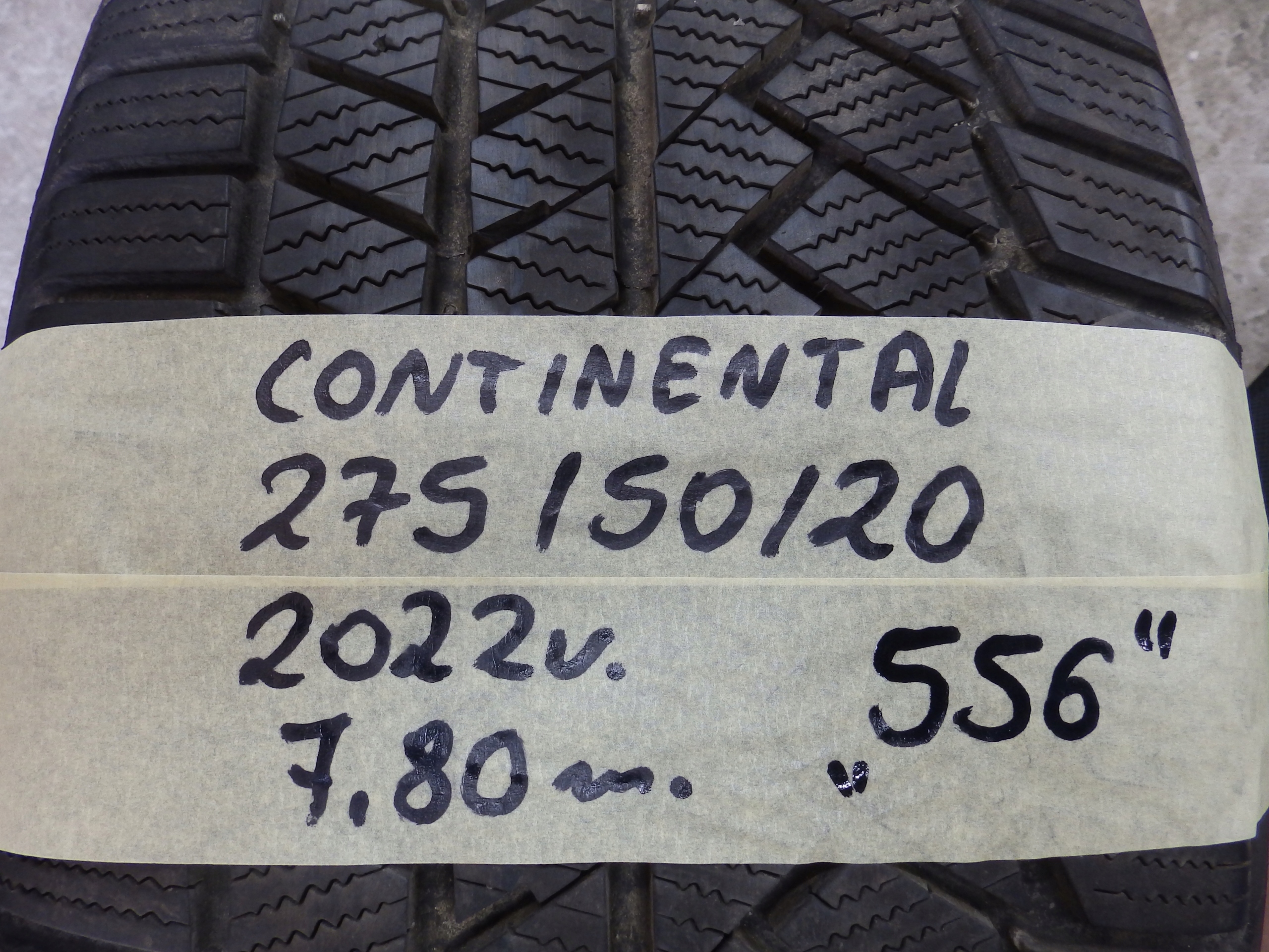 Opona zimowa Continental Contact 275/50/20 XL Indeks nośności 113 - 1150 kg