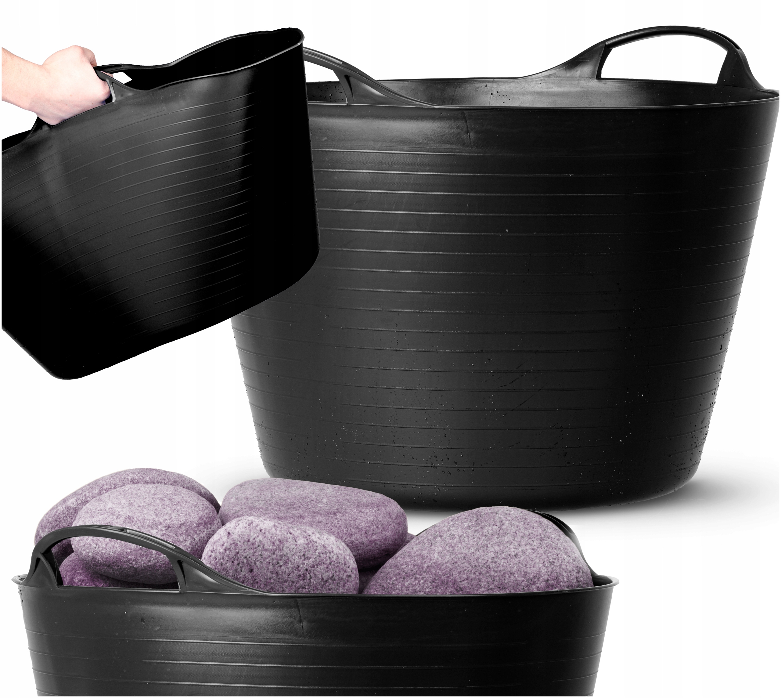 

Kosz pojemnik Elastyczny Ø 54cm. 55L wiadro Mocne