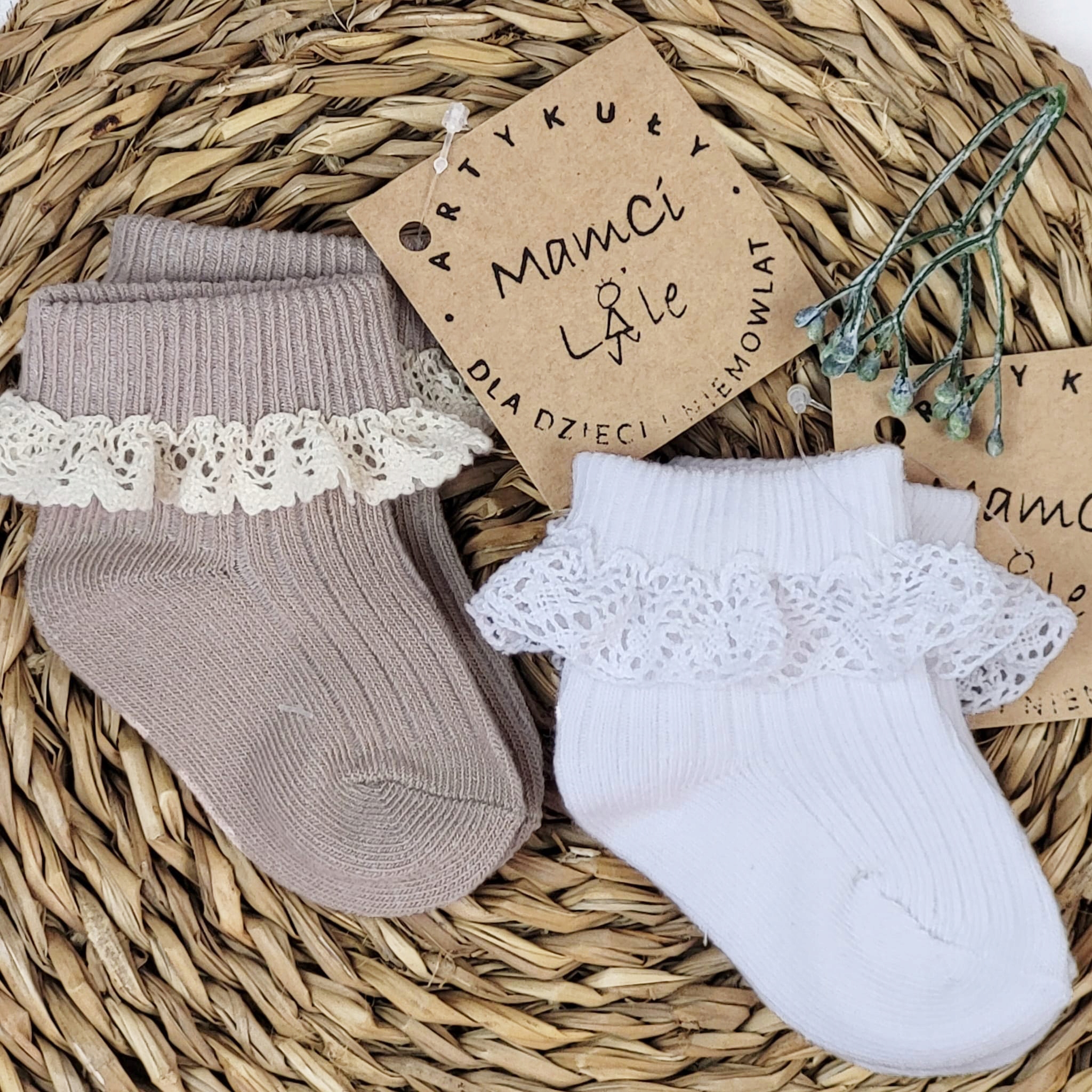 BAWEŁNIANE SKARPETKI NIEMOWLĘCE 2PAK MAMCILALE