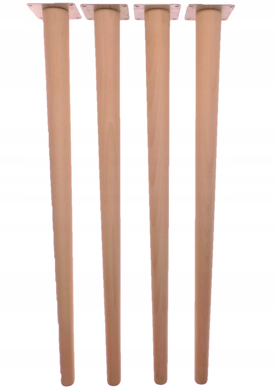 Nohy k stolovej doske surové 74 cm upevnenie