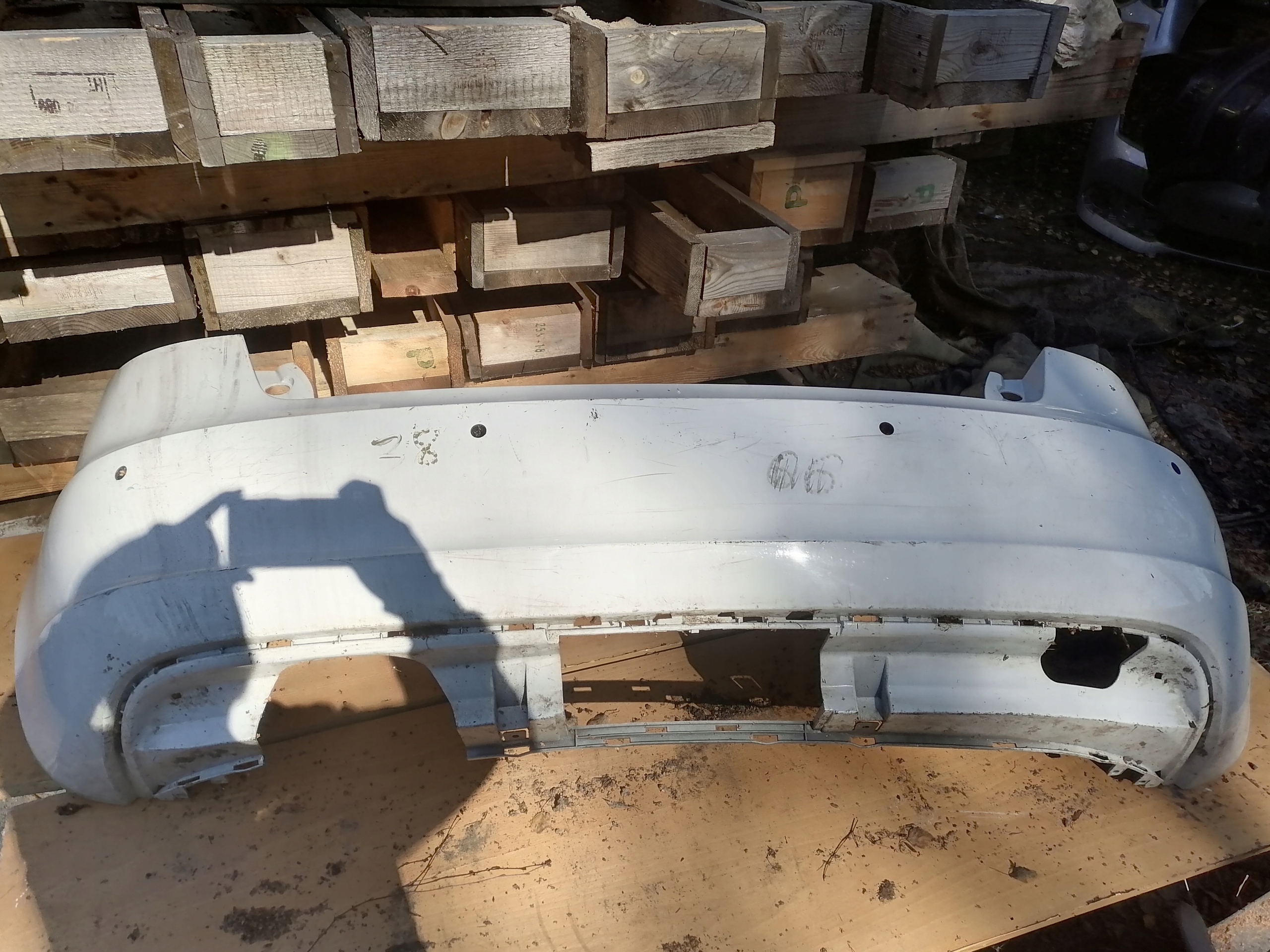 bumper rear rear part AUDI A3 8P CABRIO PDC 8P7807511
