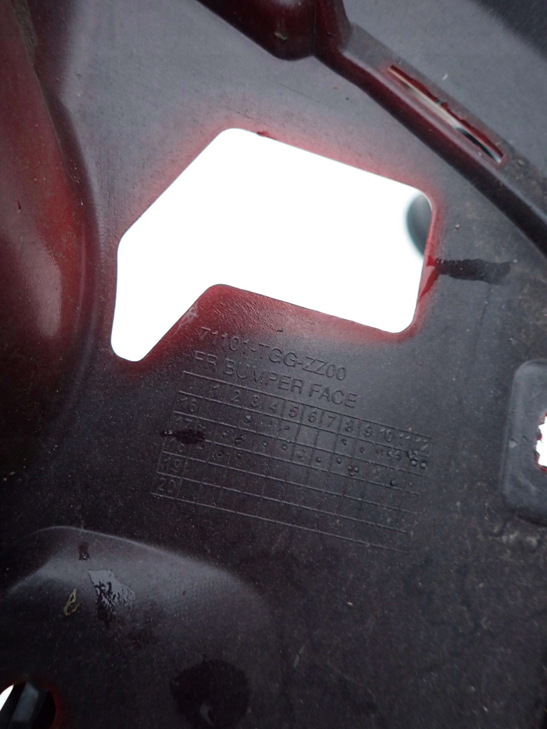 HONDA CIVIC X 10 HB 17-> bumper front washer