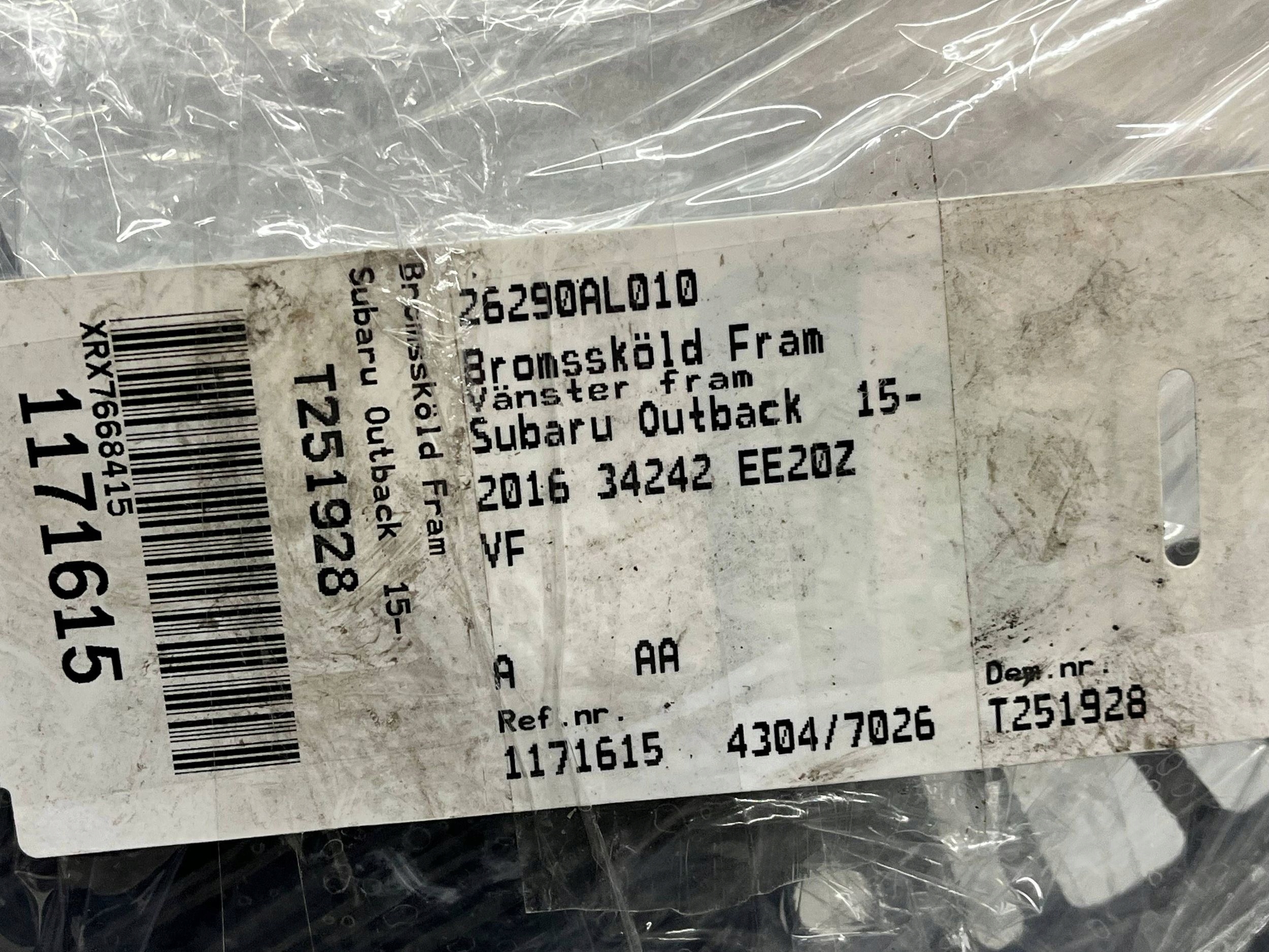 swing front Subaru Outback (BS) 26290AL010