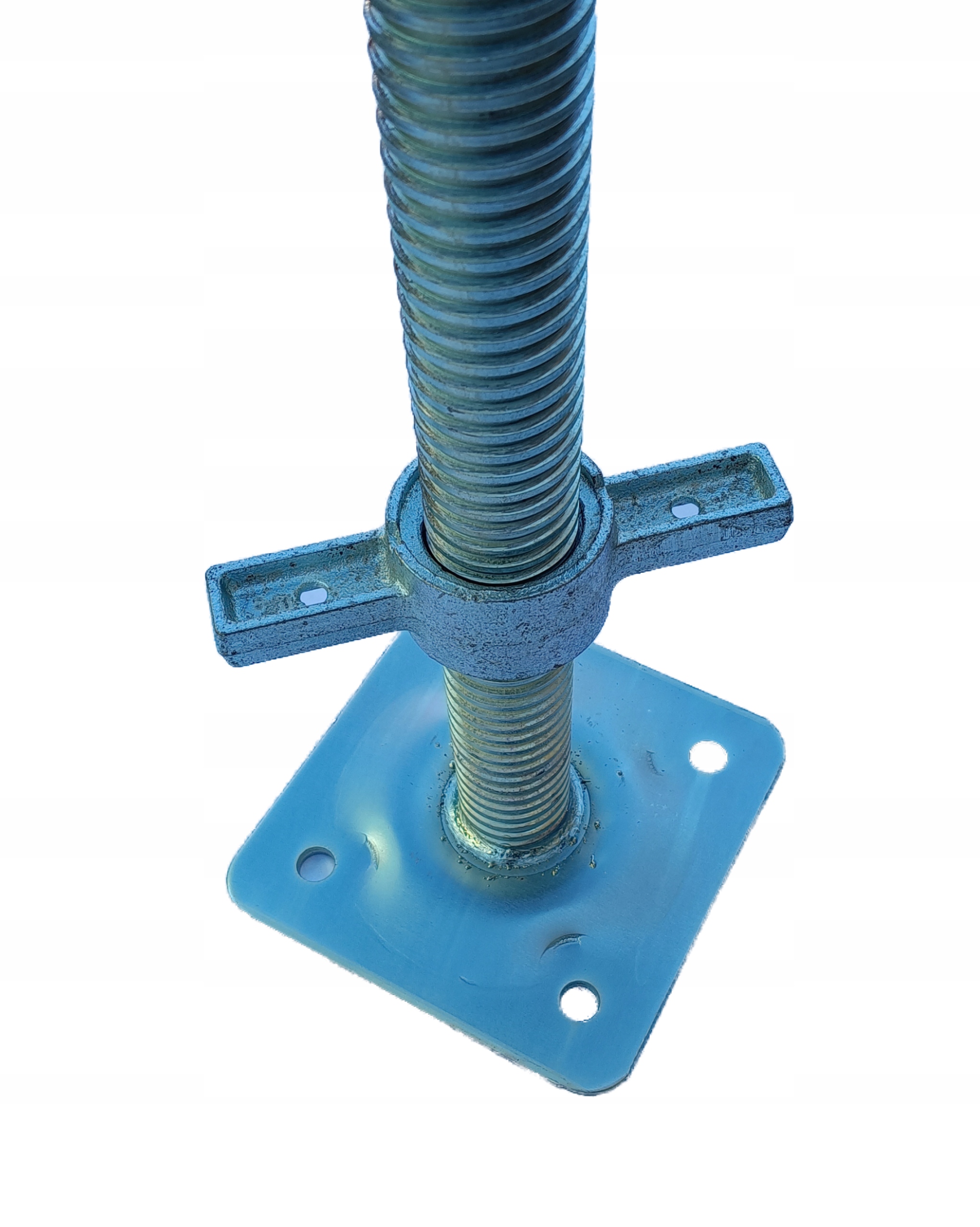 Patka lešení rámu základna 60 cm Pozinkovaná velkou maticí Sada 4 ks