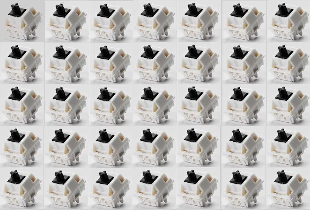 Everglide Dark Jade Switch 35ks Přepínač pro mechanickou klávesnici Tac