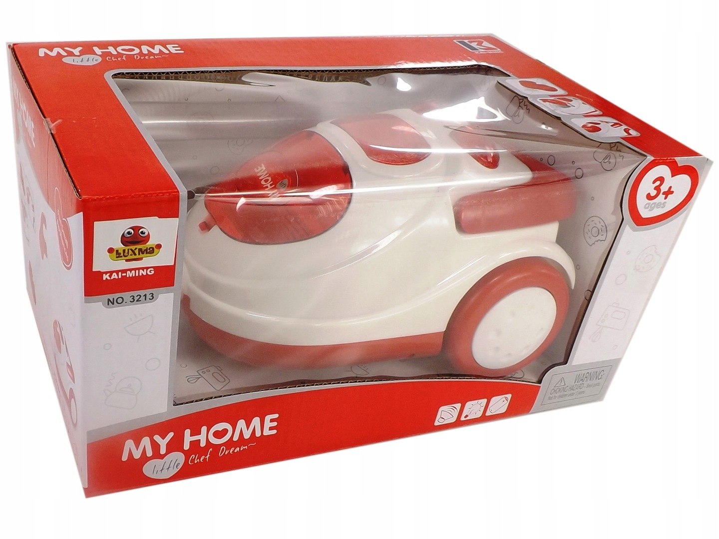 ODKURZACZ DLA DZIECI INTERAKTYWNY DŹWIĘKI 3213C Marka Luxma