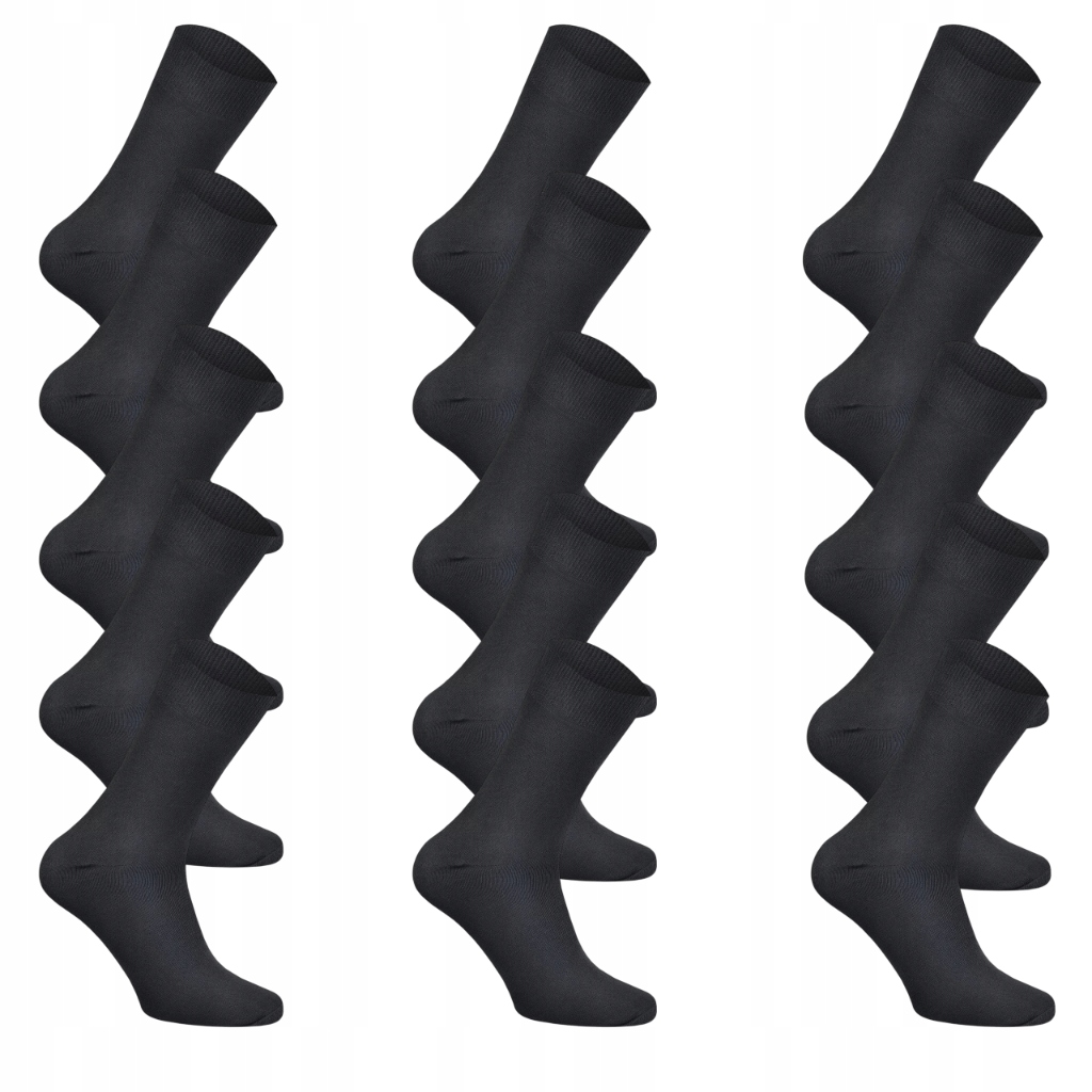 Ponožky Oblekové Set Ponožky Šedé Polské Bavlněné Pohodlné 44-46