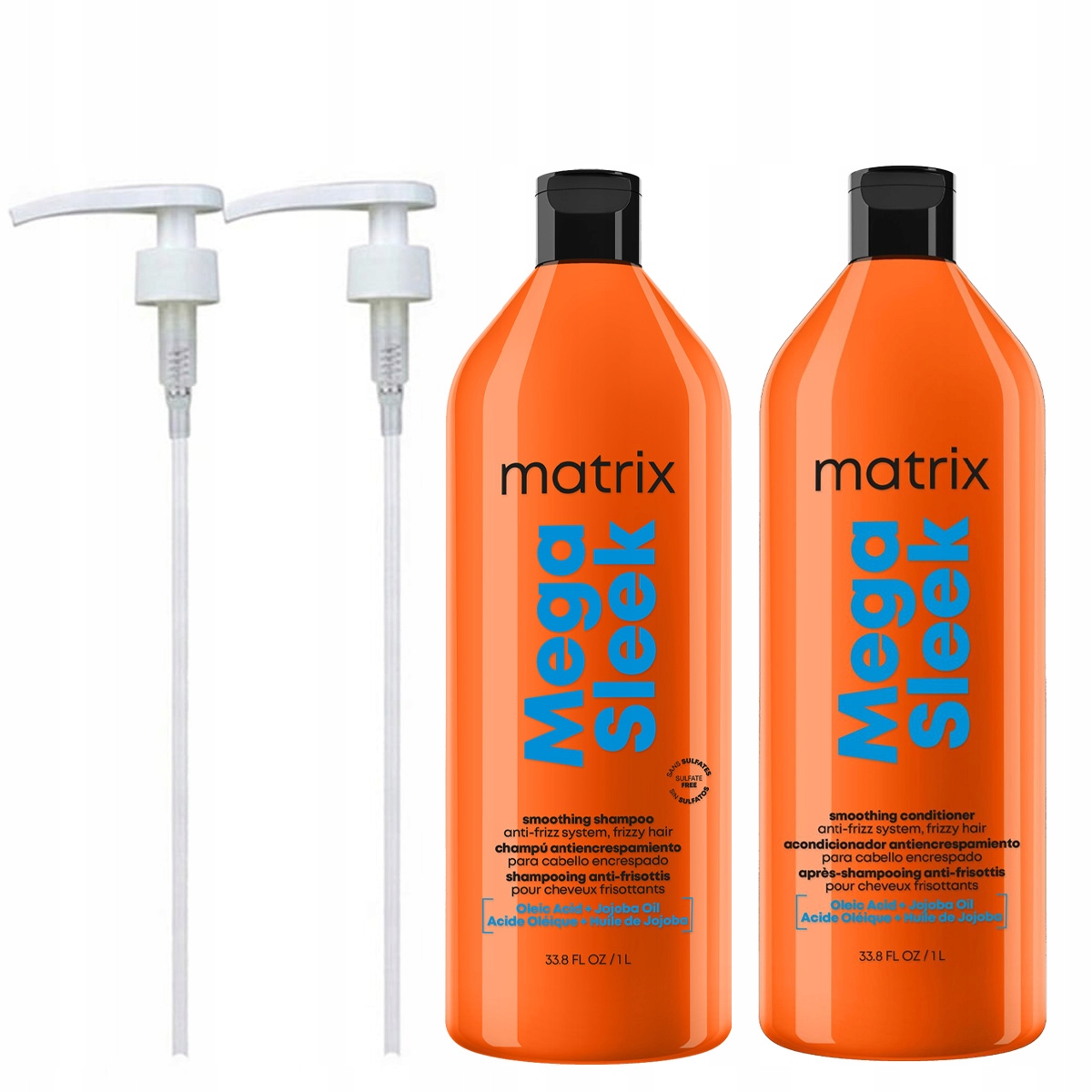 Matrix Sleek zestaw wygładzający do włosów szampon odżywka 2x1000ml