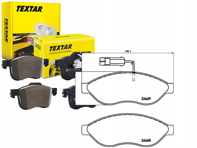 TEX2446901 Kostky Ham. Fiat Přední Ducato 06- Nabíjení 1 Asistent řidiče #33
