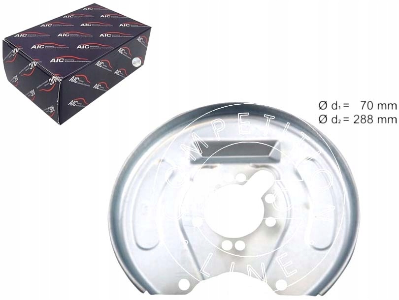 OSŁONA TARCZY HAM.TYLNA LEWA AIC