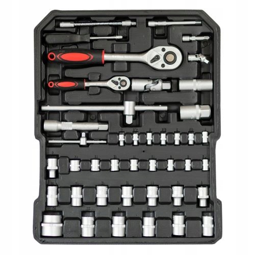 ZESTAW WALIZKA NARZĘDZIOWA NASADKI GRZECHOTKA KLUCZE GRZECHOTKI 419EL EAN (GTIN) 0885125535947