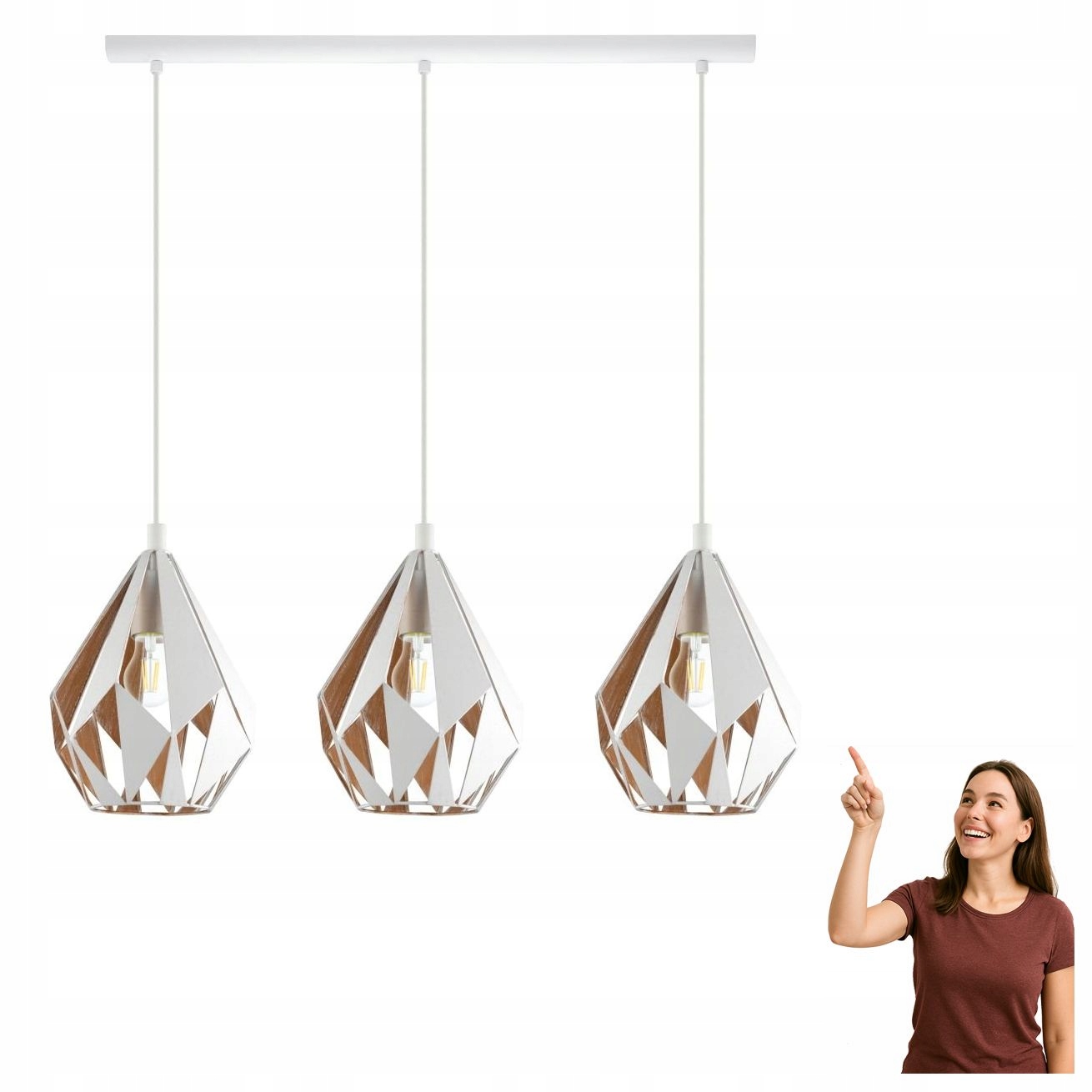 Závesná lampa Carlton 1 43002 Eglo