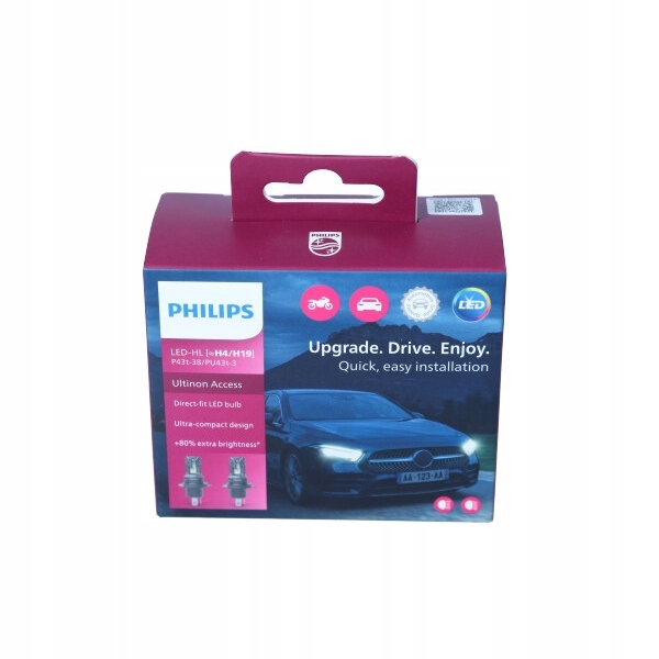 Žiarovka Ultinon Access 2500 Led H4/H19 12V 20W P43T-38/PU43T-3 2 Kusov