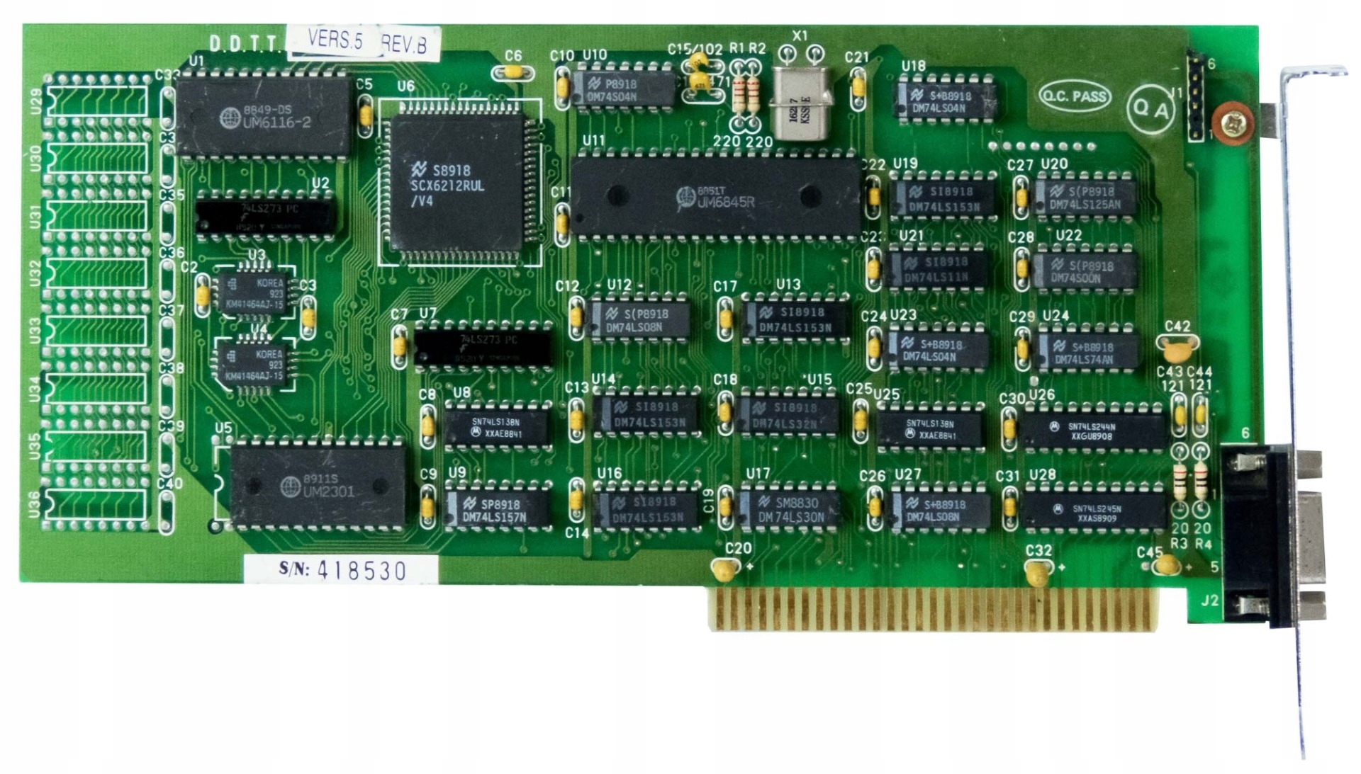 Hercules ZA-MGA62-05A VERS.5 Isa Vga