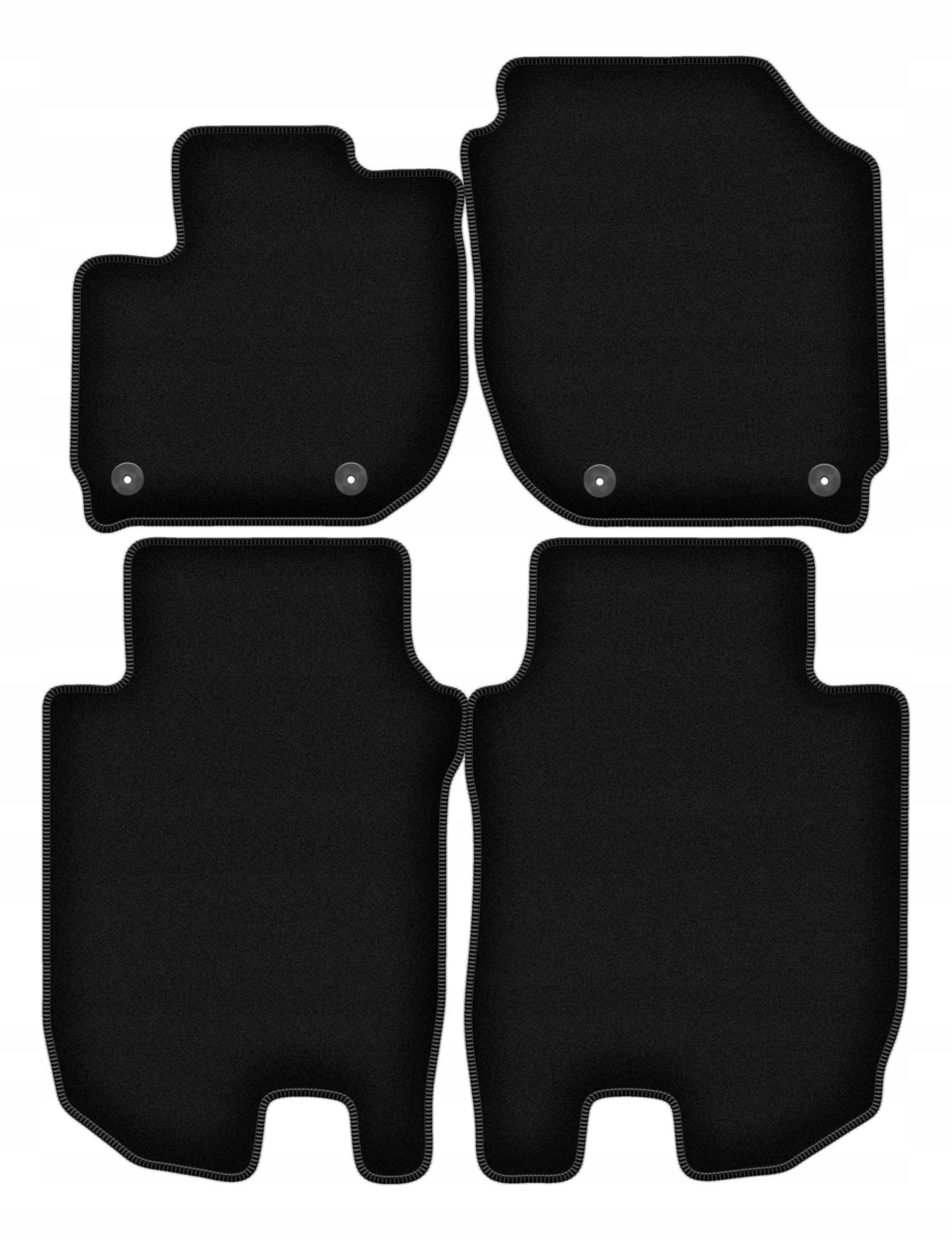 Dywaniki welurowe Basic do: Honda Hr-v II crossover (2014-2018)