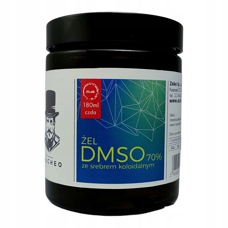 Zoke Żel Dmso 70% z nanosrebrem 100 ppm 180 ml