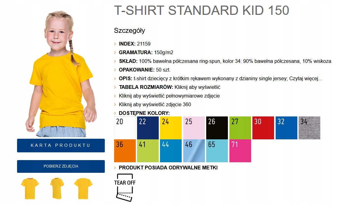 KOSZULKA DO SZKOŁY NA W-F BIAŁA BAWEŁNIANA dobra jakość Promostars R. 156 Liczba sztuk w ofercie 1 szt.