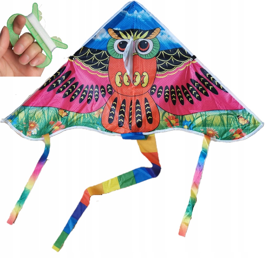 LATAWIEC KOLOROWY różne wzory z linką 80 CM