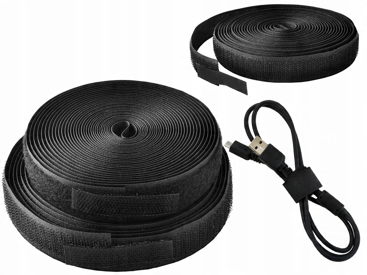 

Taśma Rzepowa Rzep Organizer Do Kabli 2m i 3m 20mm