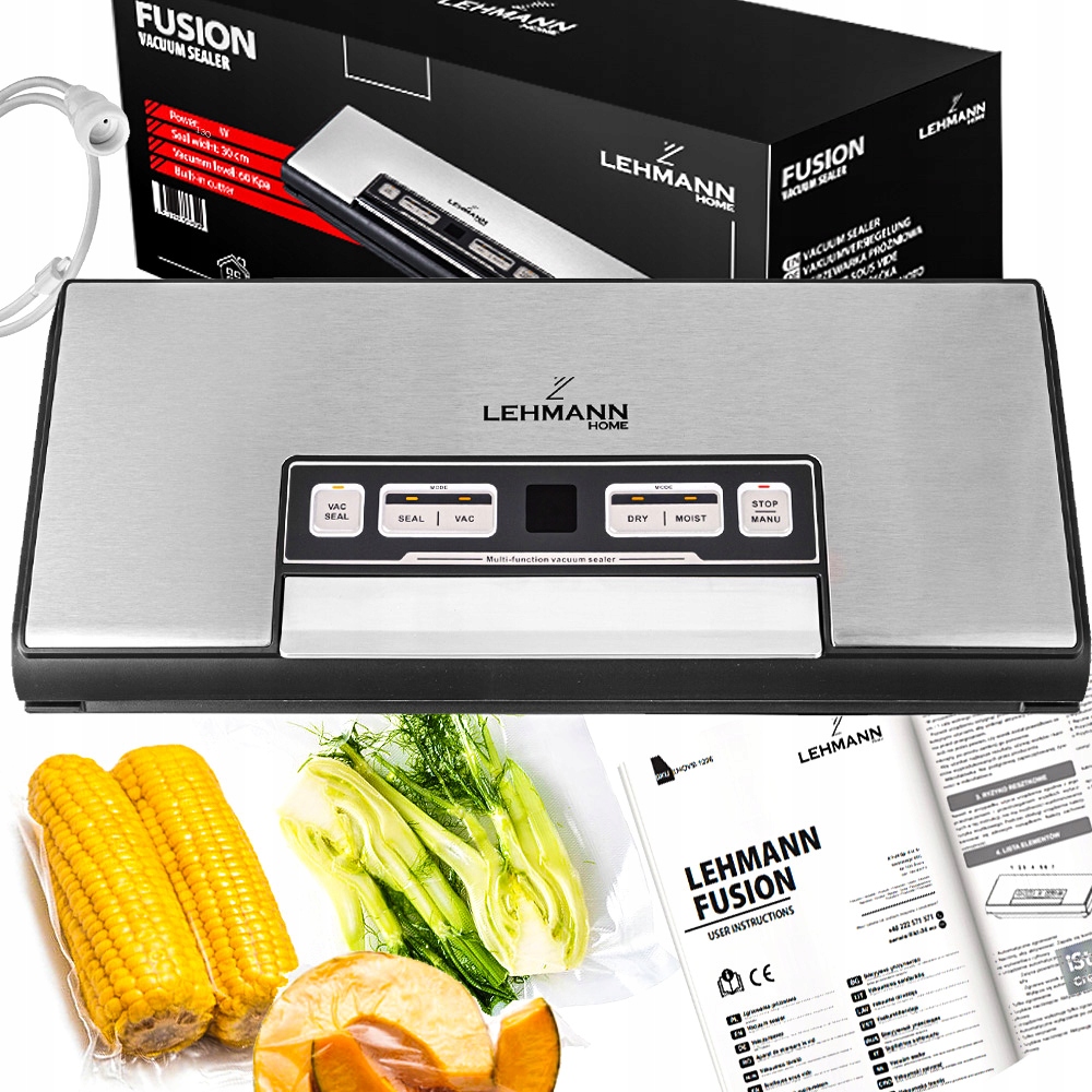 ZGRZEWARKA PRÓŻNIOWA DO ŻYWNOŚCI PAKOWARKA AUTOMATYCZNA DO JEDZENIA LEHMANN