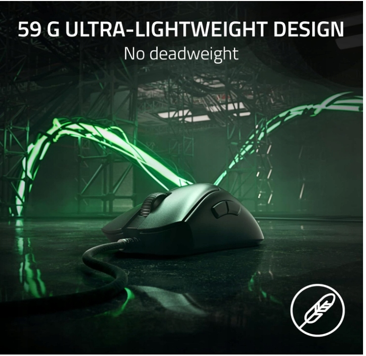 RAZER Mysz Gamingowa DeathAdder V3, Ergonomic Przewodowa — 17