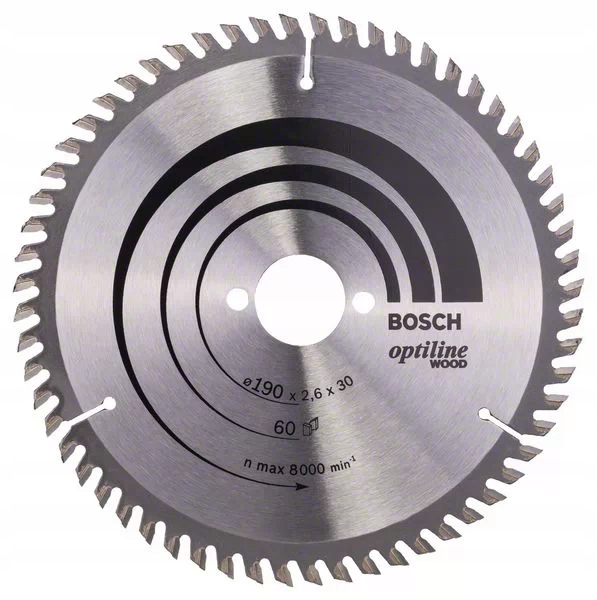 

Bosch Tarcza Pilarska Optiline Wood 190x30 60Z