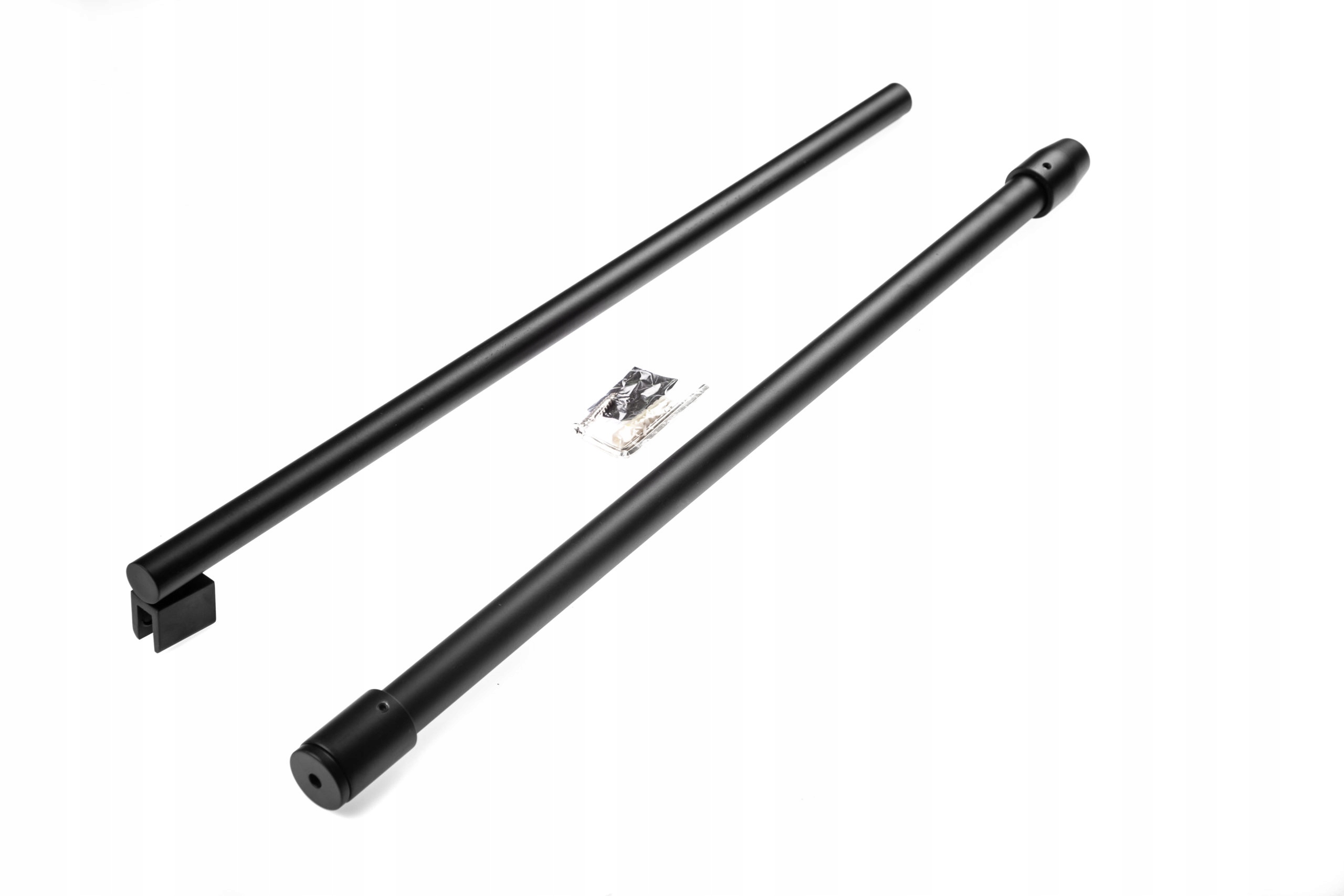 Čierny nástenný držiak do Walk-in sprchovej steny Kerra 60-100 cm