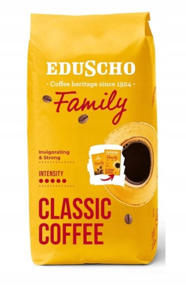 Levně Eduscho Family Classic Coffee káva zrna 1 kg