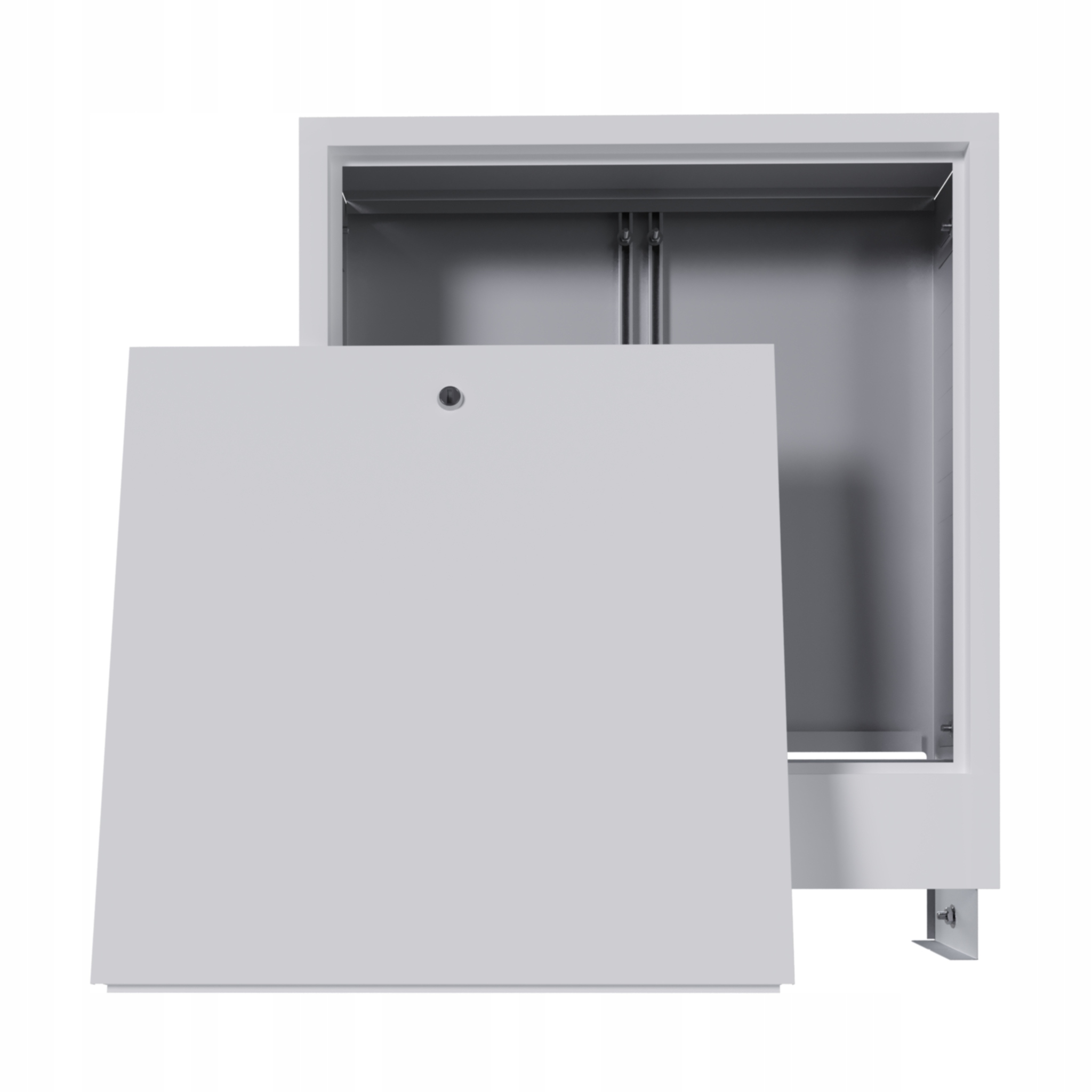 Podomítková skříň 5-6 s obvodem pro rozdělovač podlahového vytápění, bílá