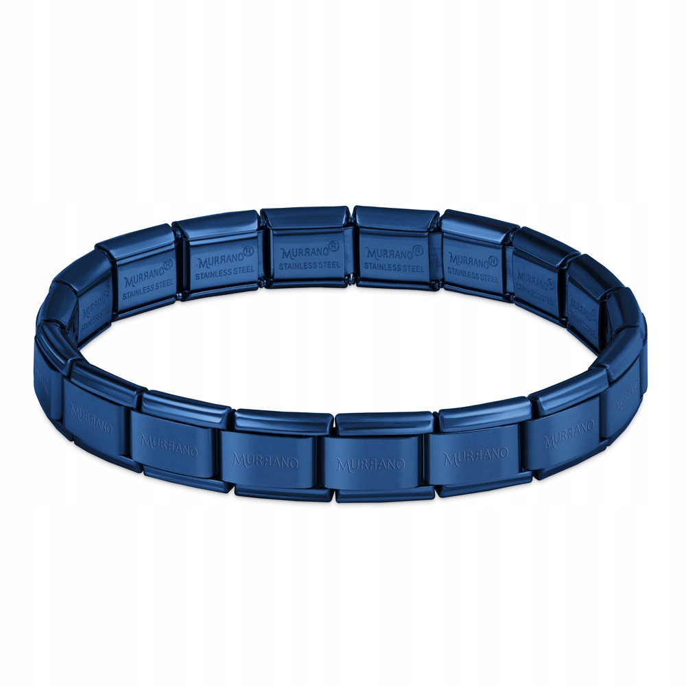 

Bransoletka Bazowa Italian Charms Blue Plating 17