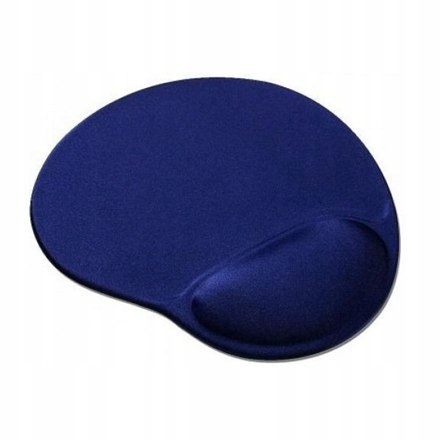 Gembird Mp-gel-b Gel mouse pad with wrist support, blue Gel mouse pad