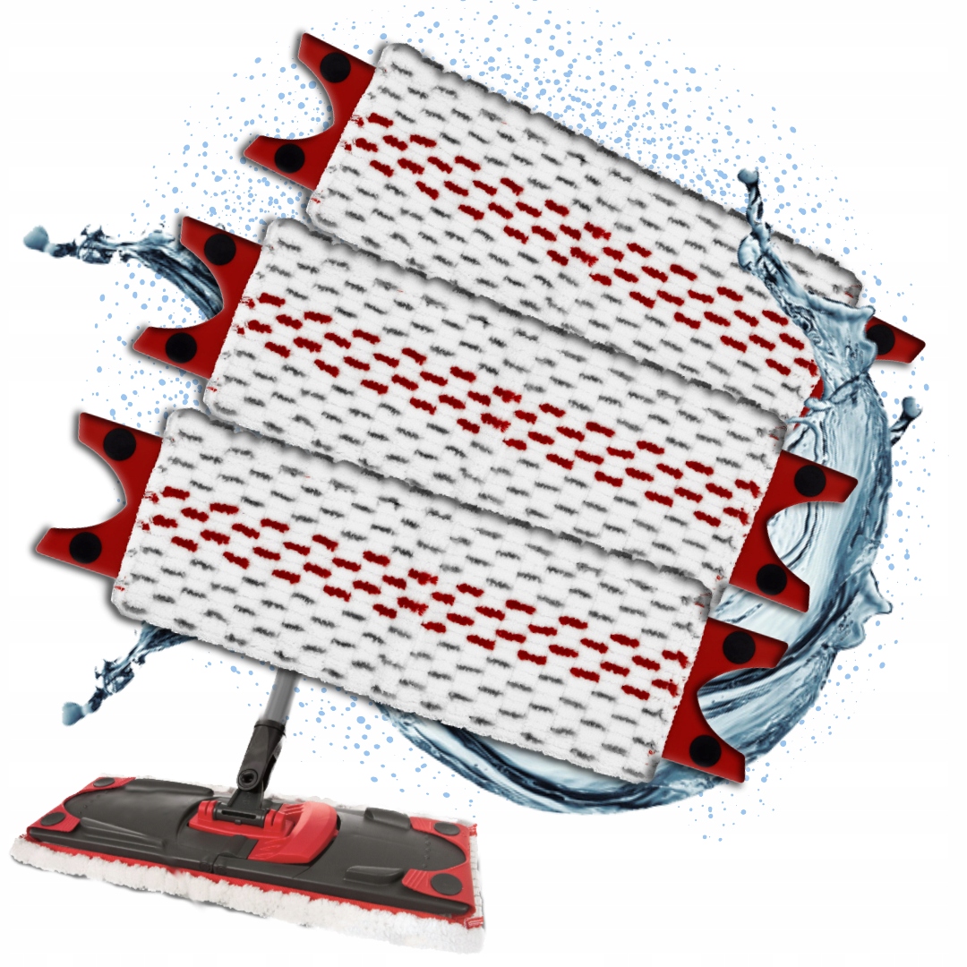 3x WKŁAD ZAPAS DO MOPA VILEDA PŁASKI ULTRA MAX ZAMIENNIK ULTRAMAX NAKŁADKA