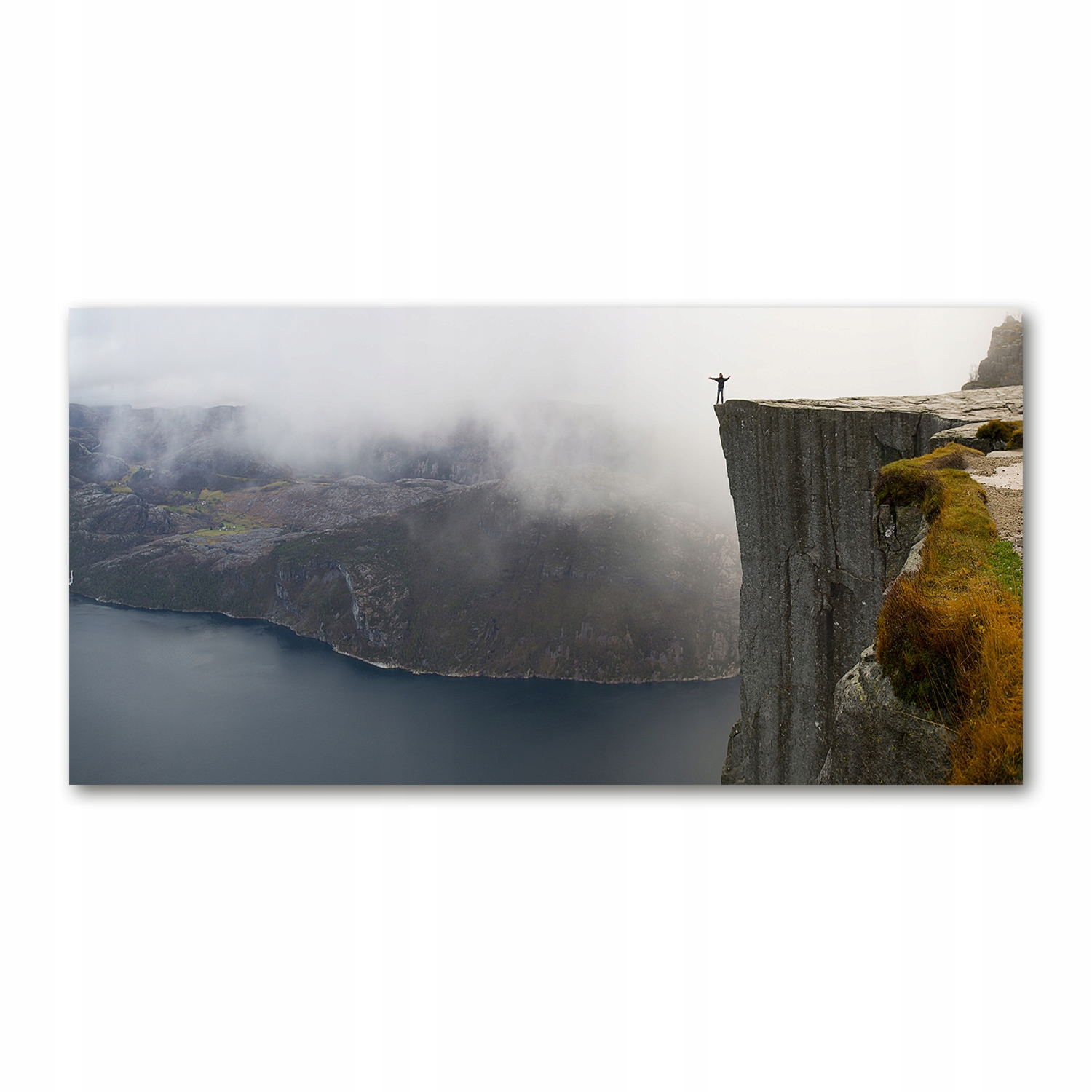 

Foto obraz akryl zdjęcie Norweski klif 120X60 cm