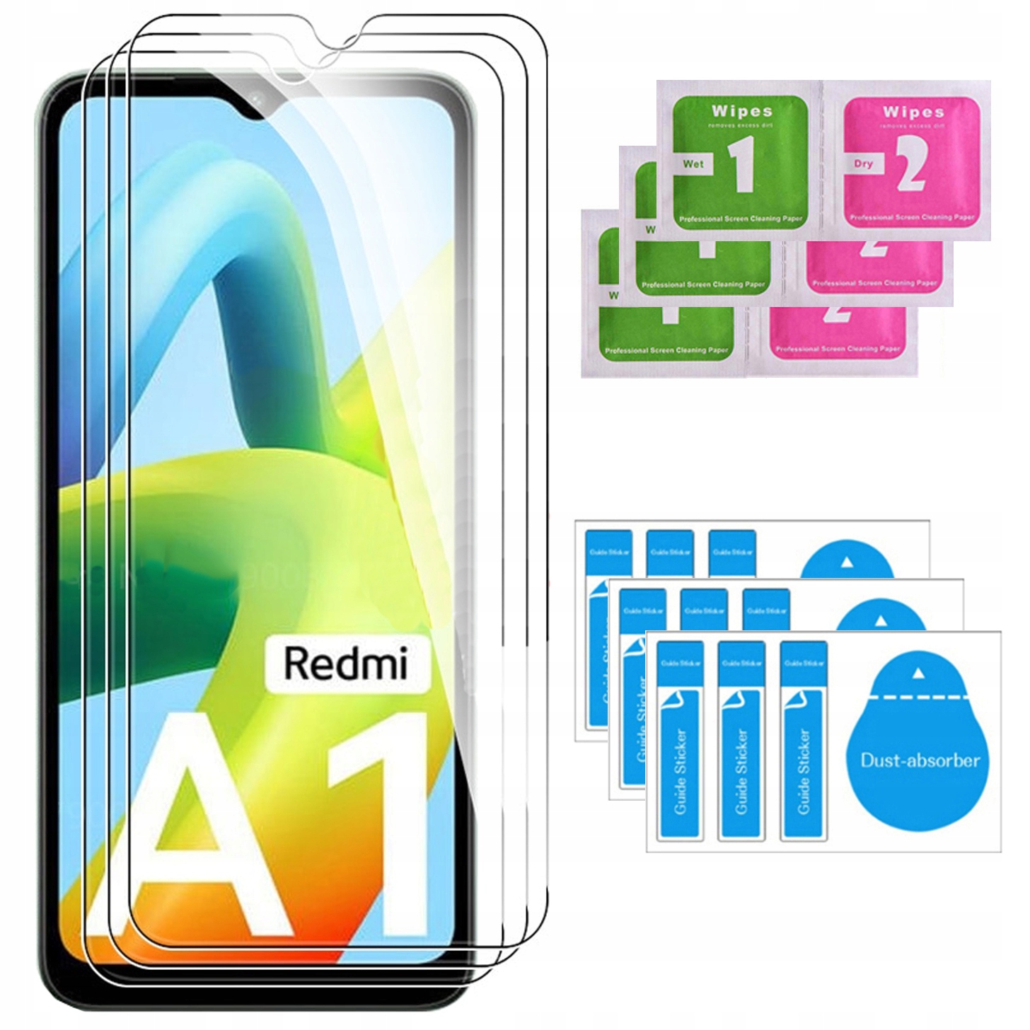 

3x Szkło Hartowane 9H do Xiaomi Redmi A1