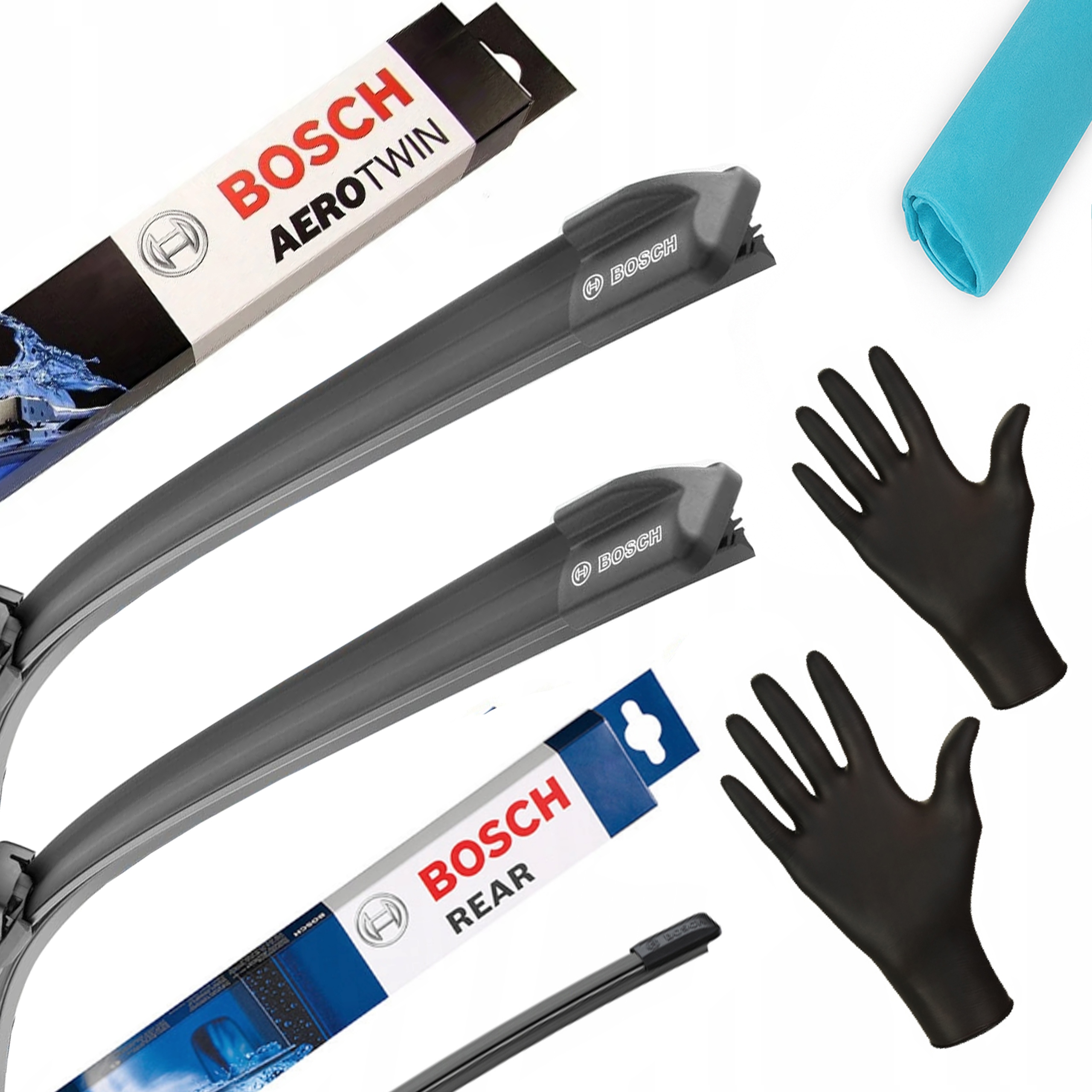 Bosch Wycieraczki Przód+tył Kia Ceed CD 2018- Hyundai Santa Fe 2018-