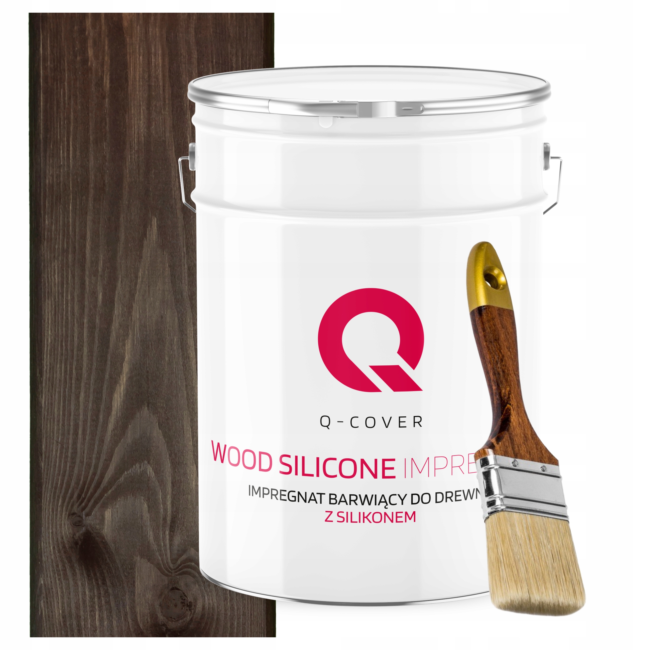 Impregnace Na Dřevo Barva Se Silikonem Chron Barva Uv Palisander 10L+BONUS